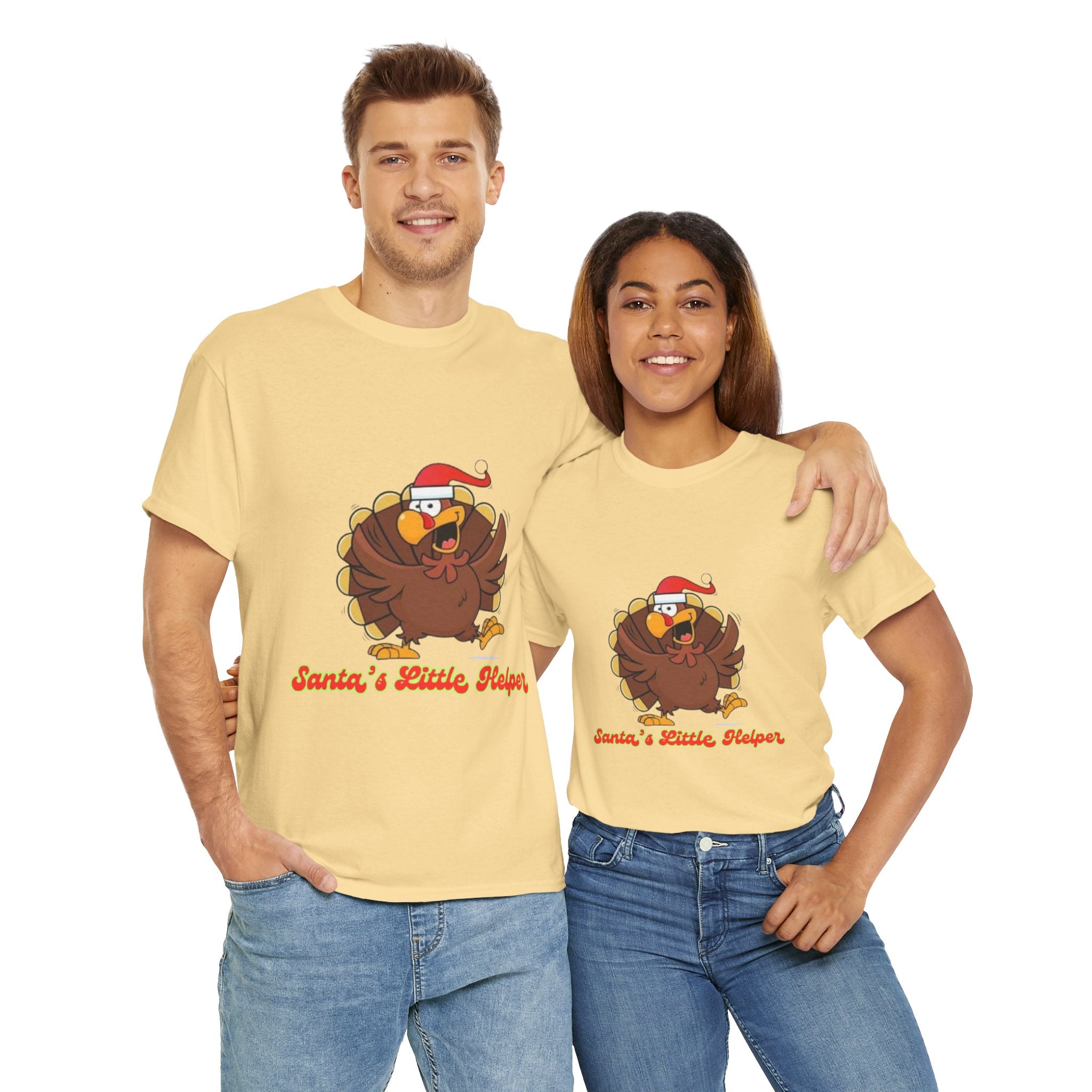 Santa's Little Helper Unisex Heavy Cotton T-Shirt