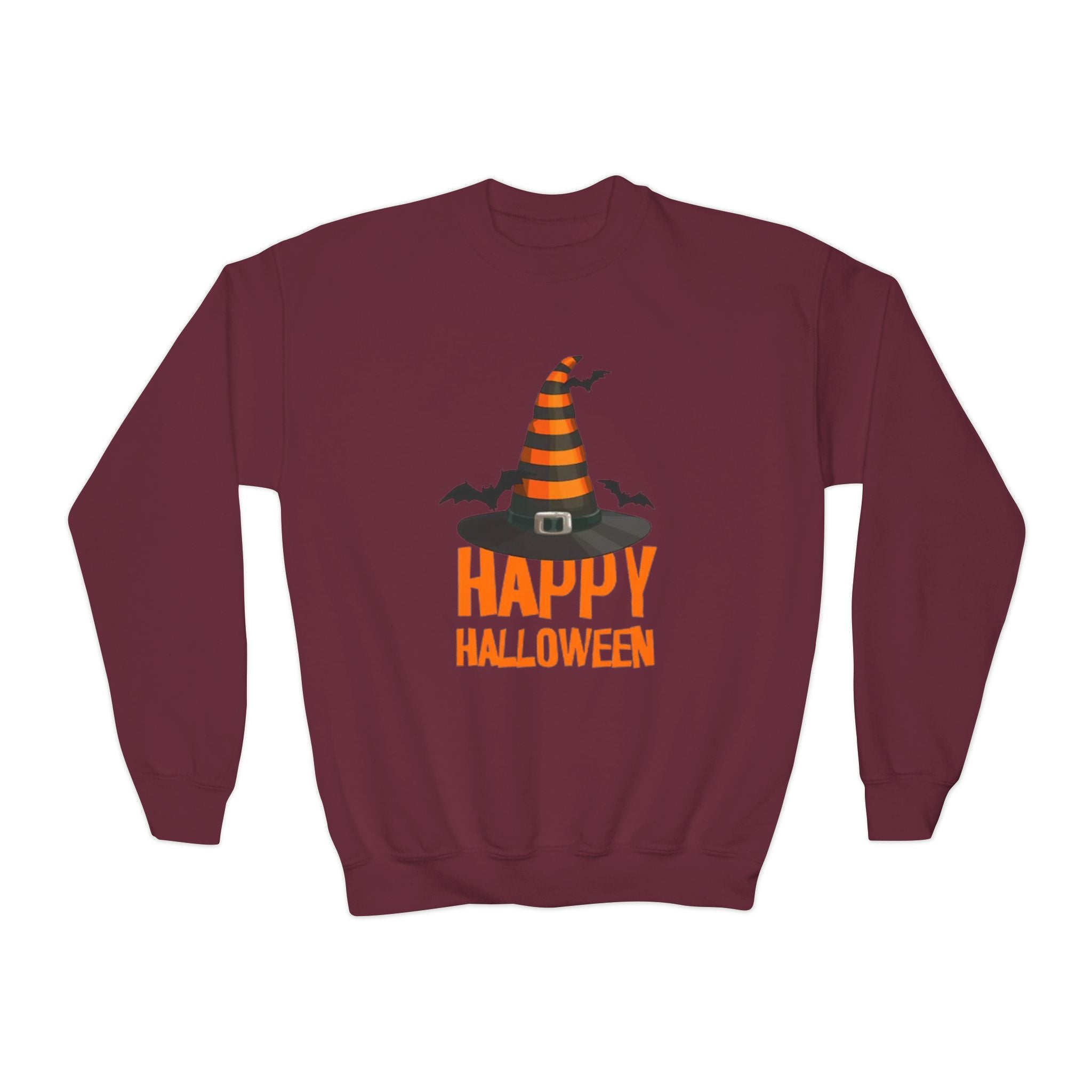 Happy Halloween Youth Crewneck Sweatshirt