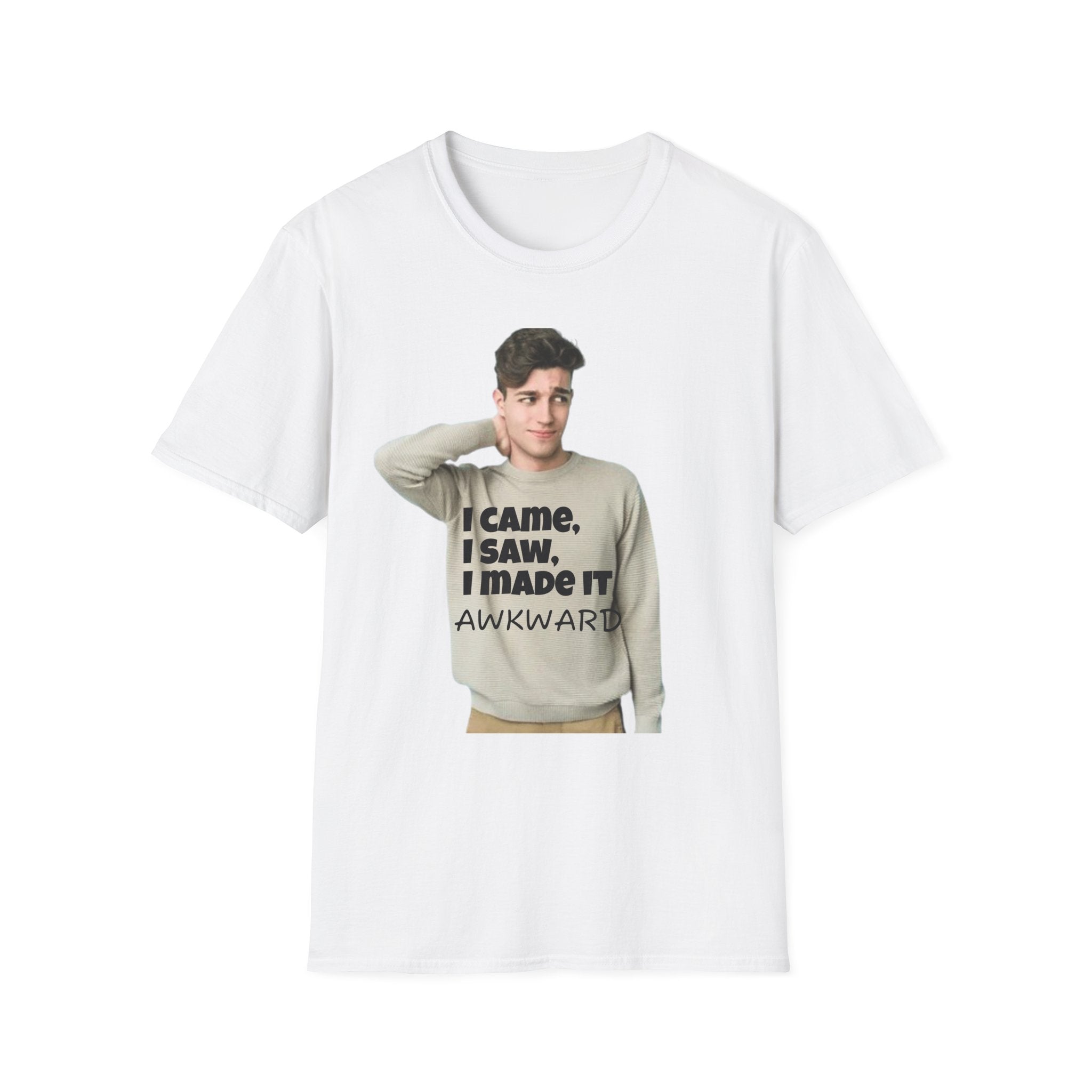 I Came I Saw I Made It Awkward Unisex Softstyle T-Shirt