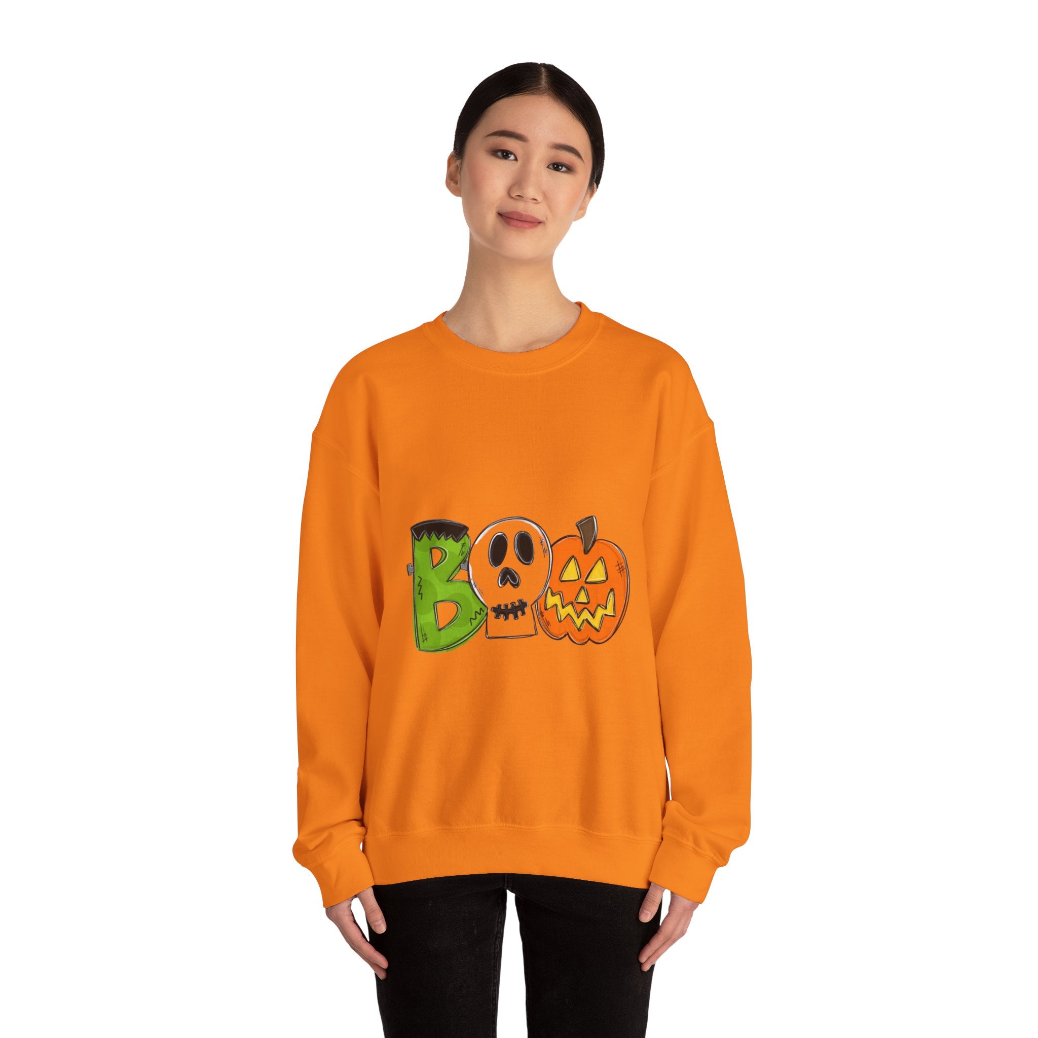 Halloween Boo Unisex Crewneck Sweatshirt