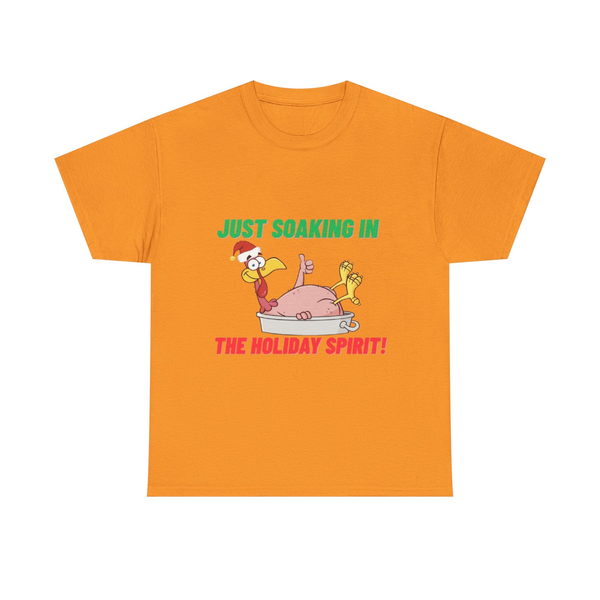 Just Soaking in the Holiday Spirit Unisex Heavy Cotton Tee
