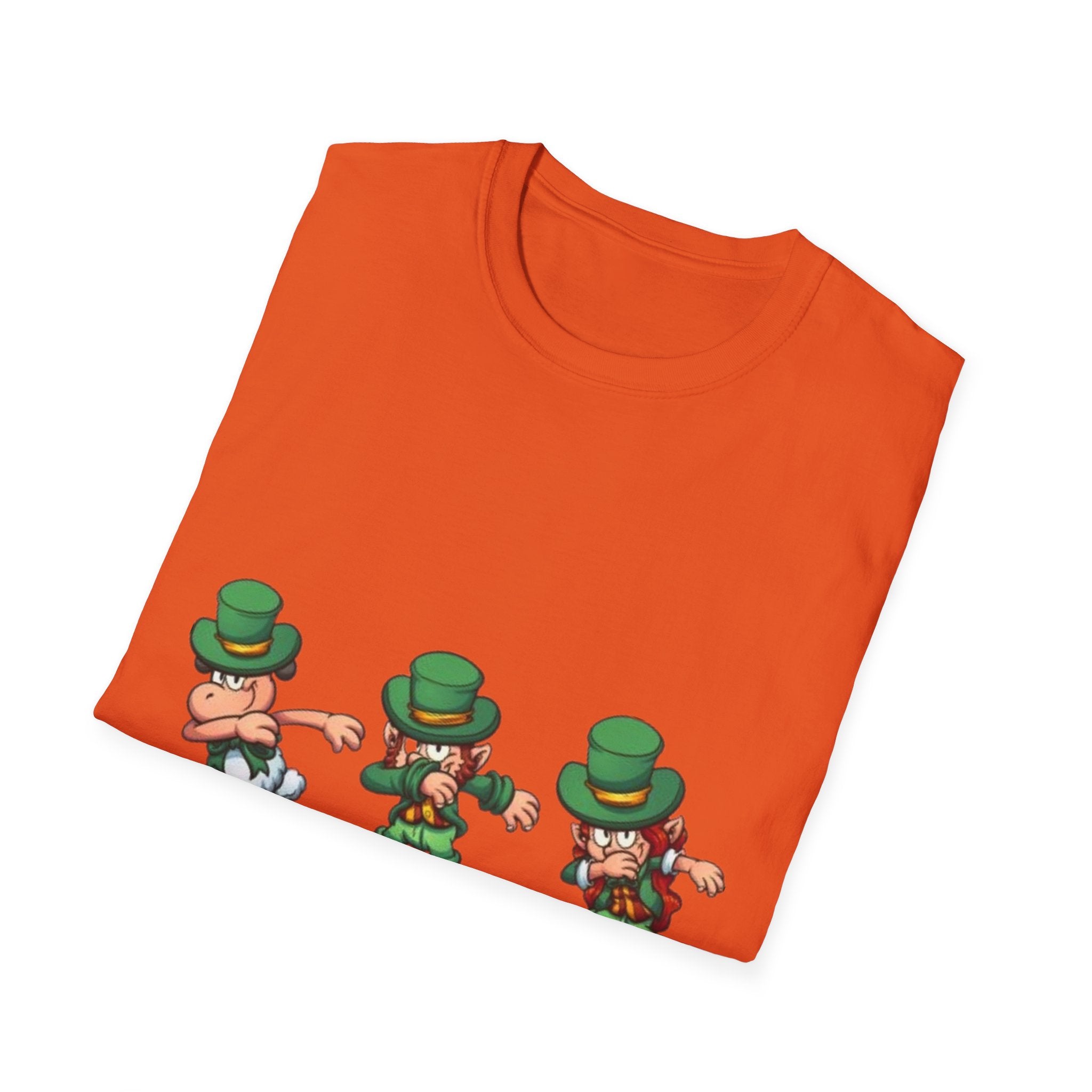 Dabbing Leprechaun Unisex Softstyle T-Shirt