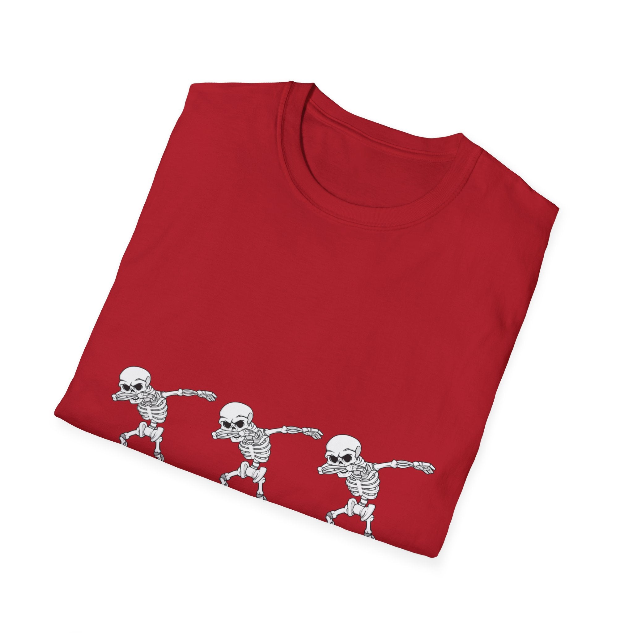 Dabbing Skeleton Dance Unisex Softstyle T-Shirt