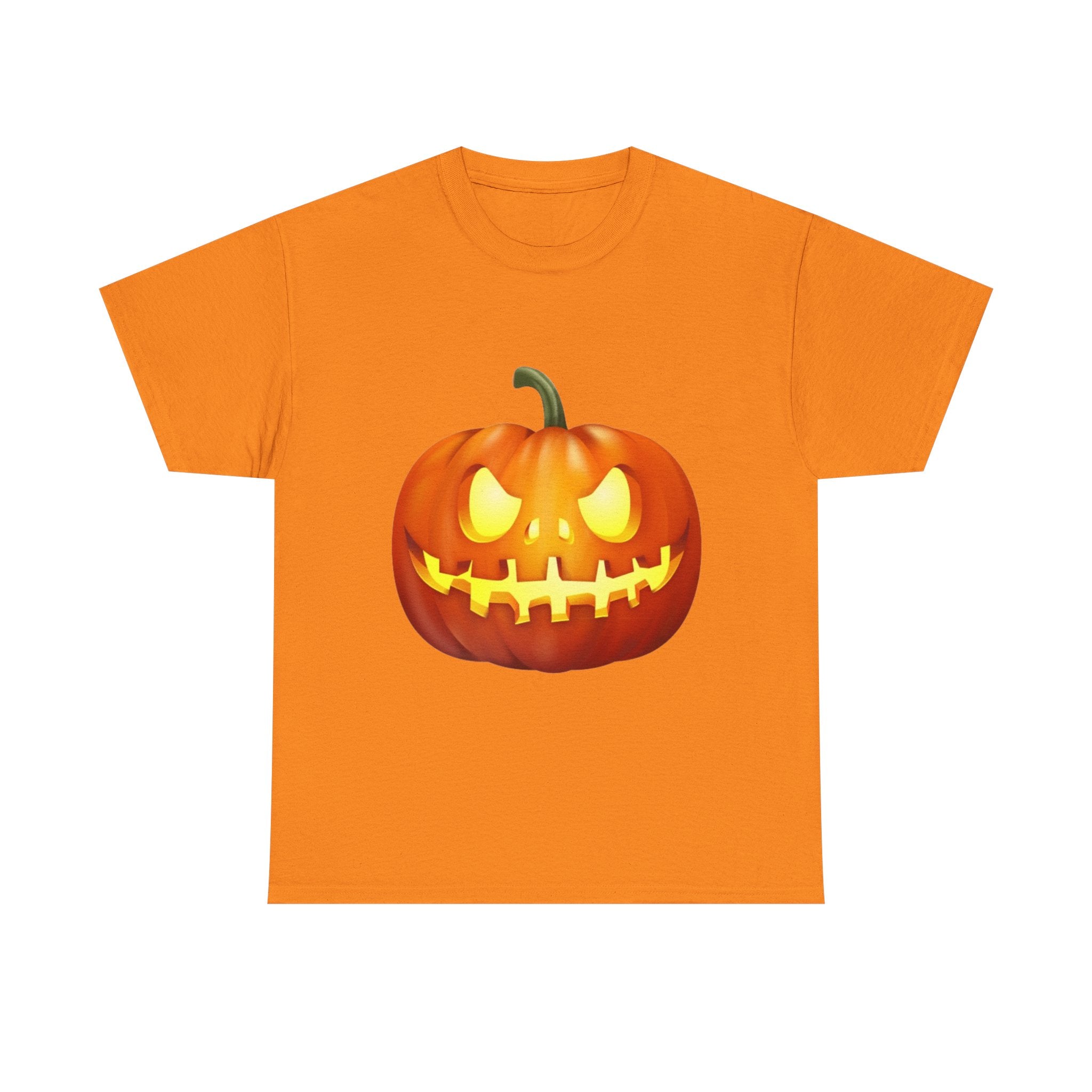 Halloween Pumpkin Unisex Heavy Cotton T-Shirt