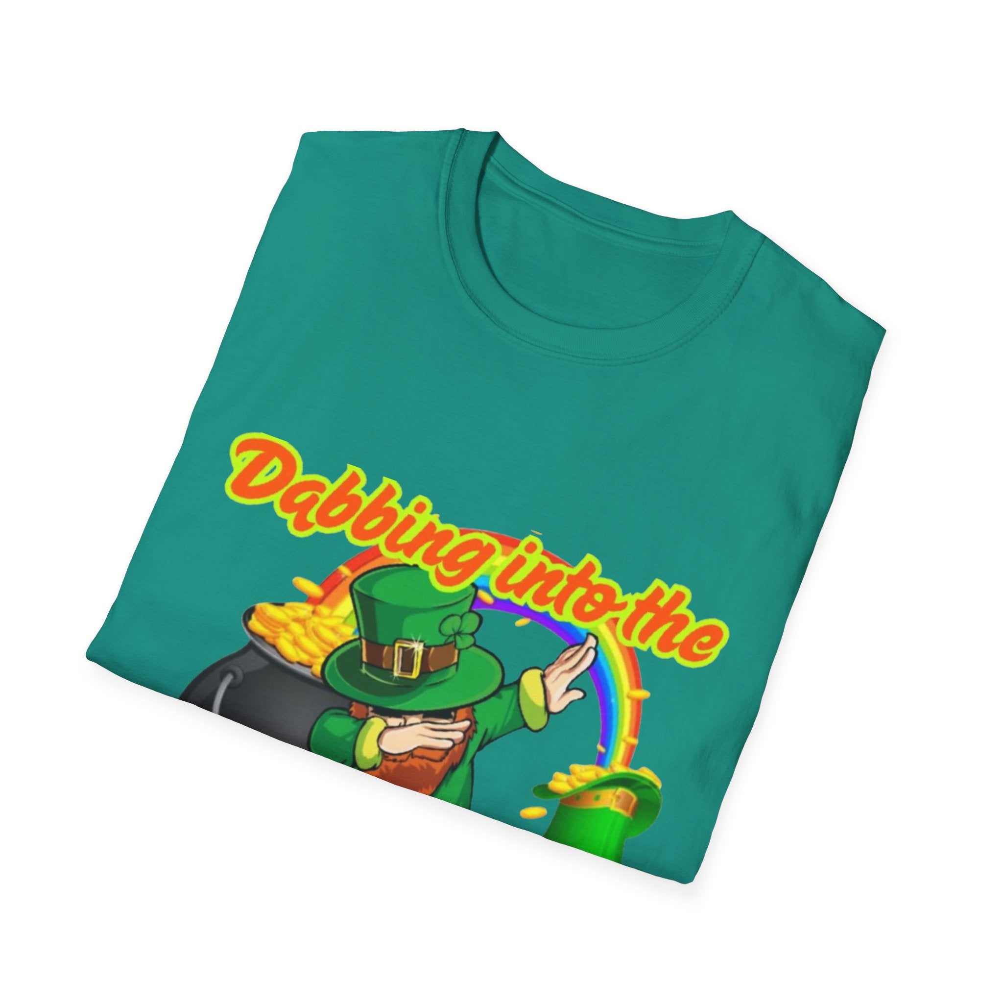 Dabbing Into The Luck Of The Irish! Unisex Unisex T-Shirt