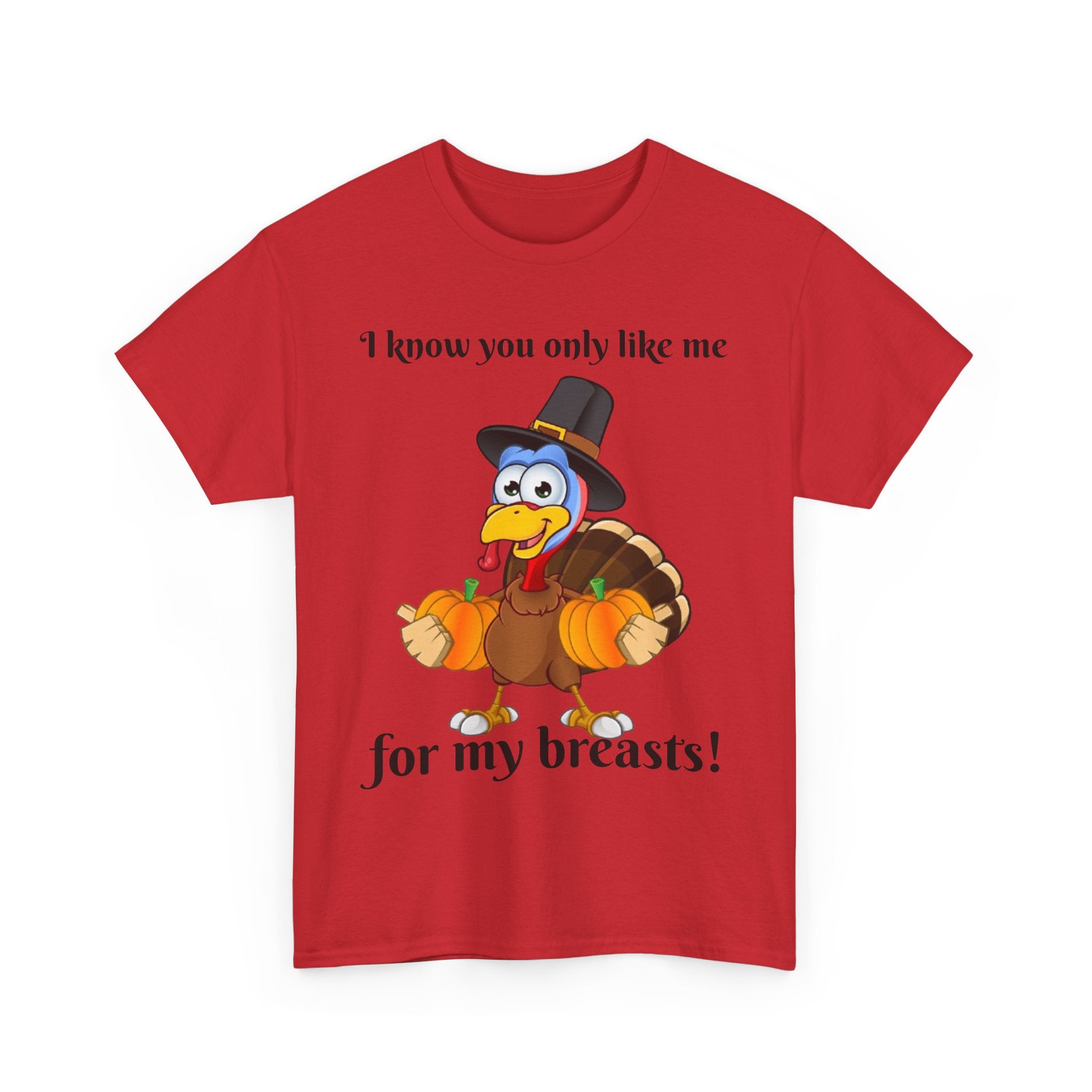 I Know You Only Like Me For My Breasts! Unisex Heavy Cotton T-Shirt