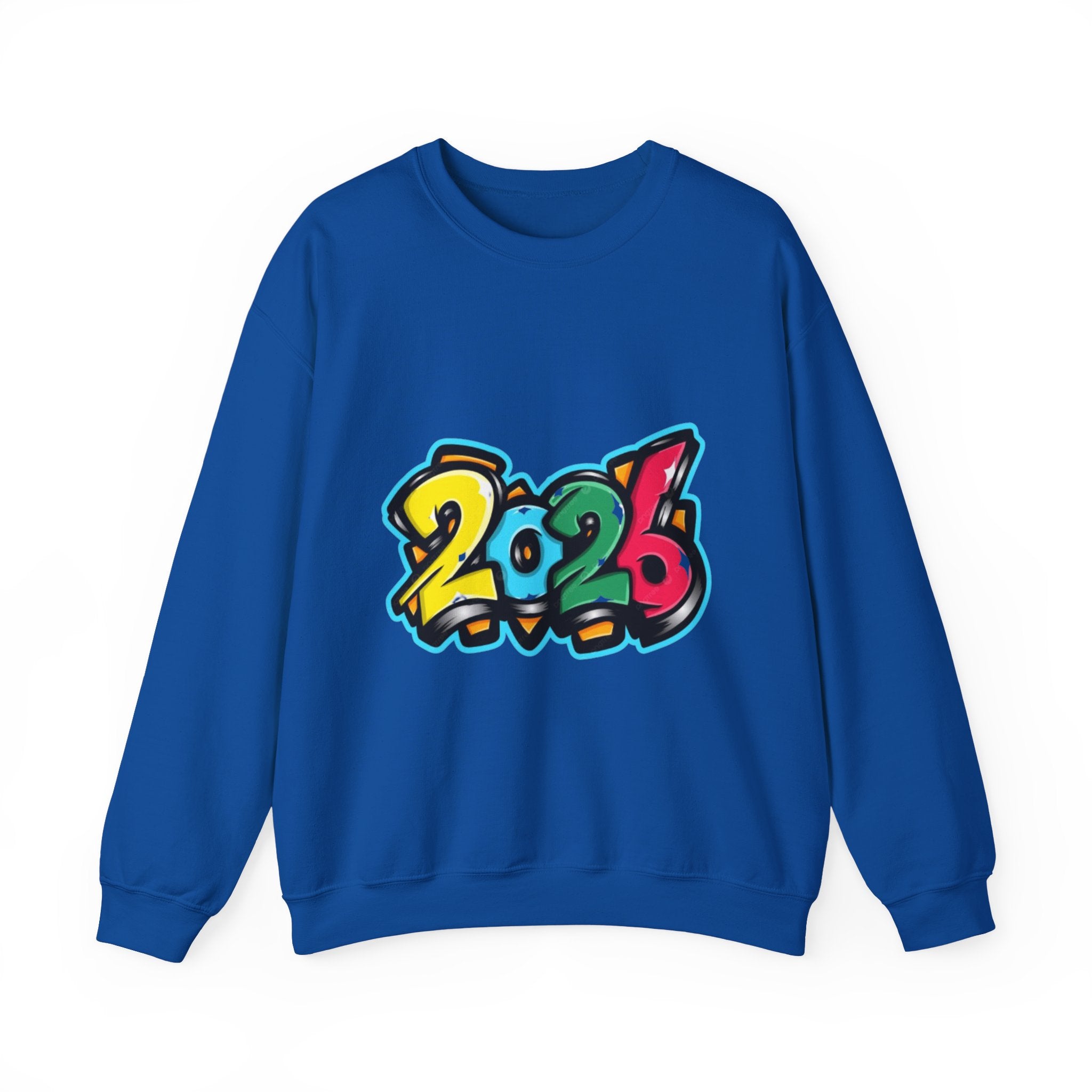 2026 Graffiti Style Unisex Heavy Blend™ Crewneck Sweatshirt
