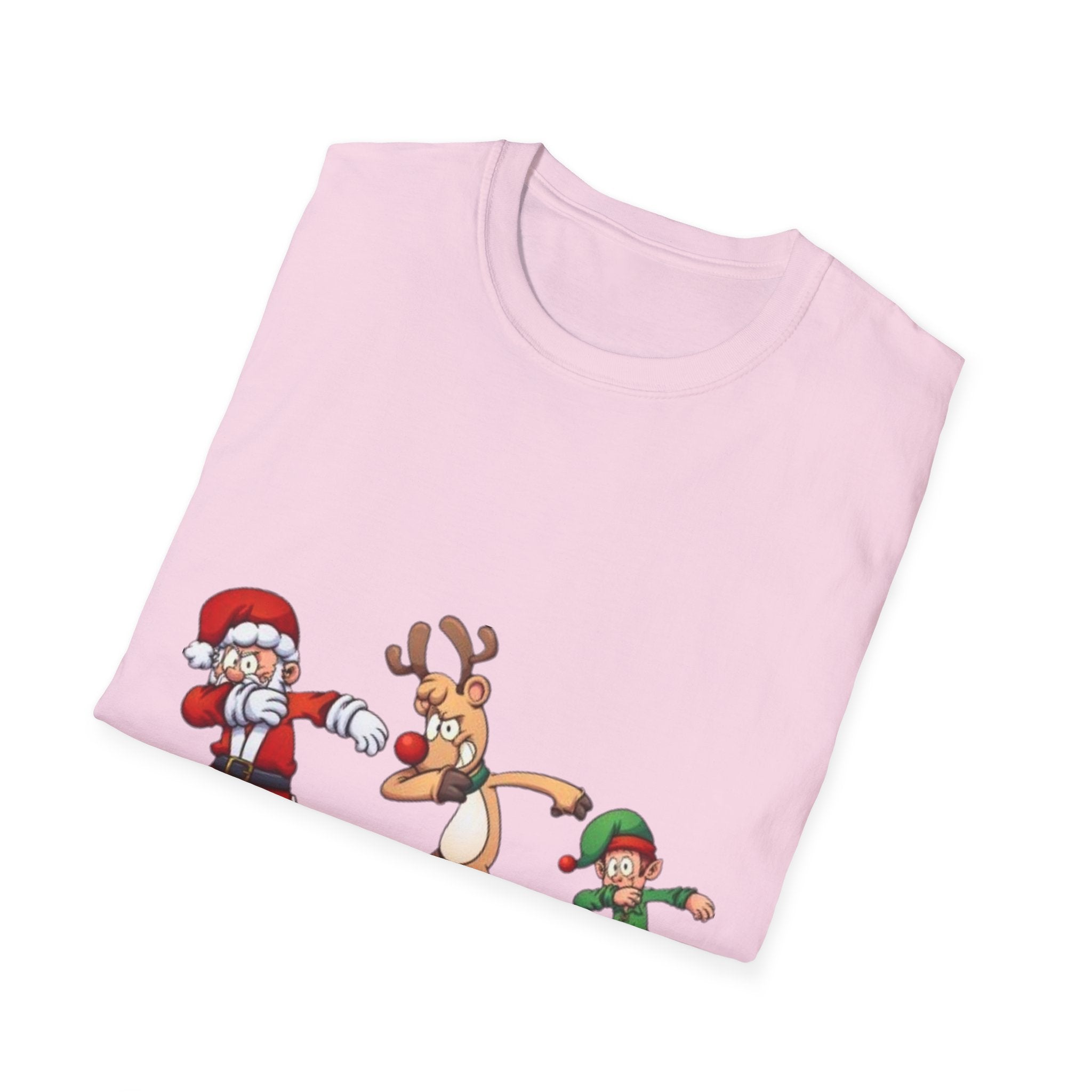 Dabbing Christmas Unisex Softstyle T-Shirt