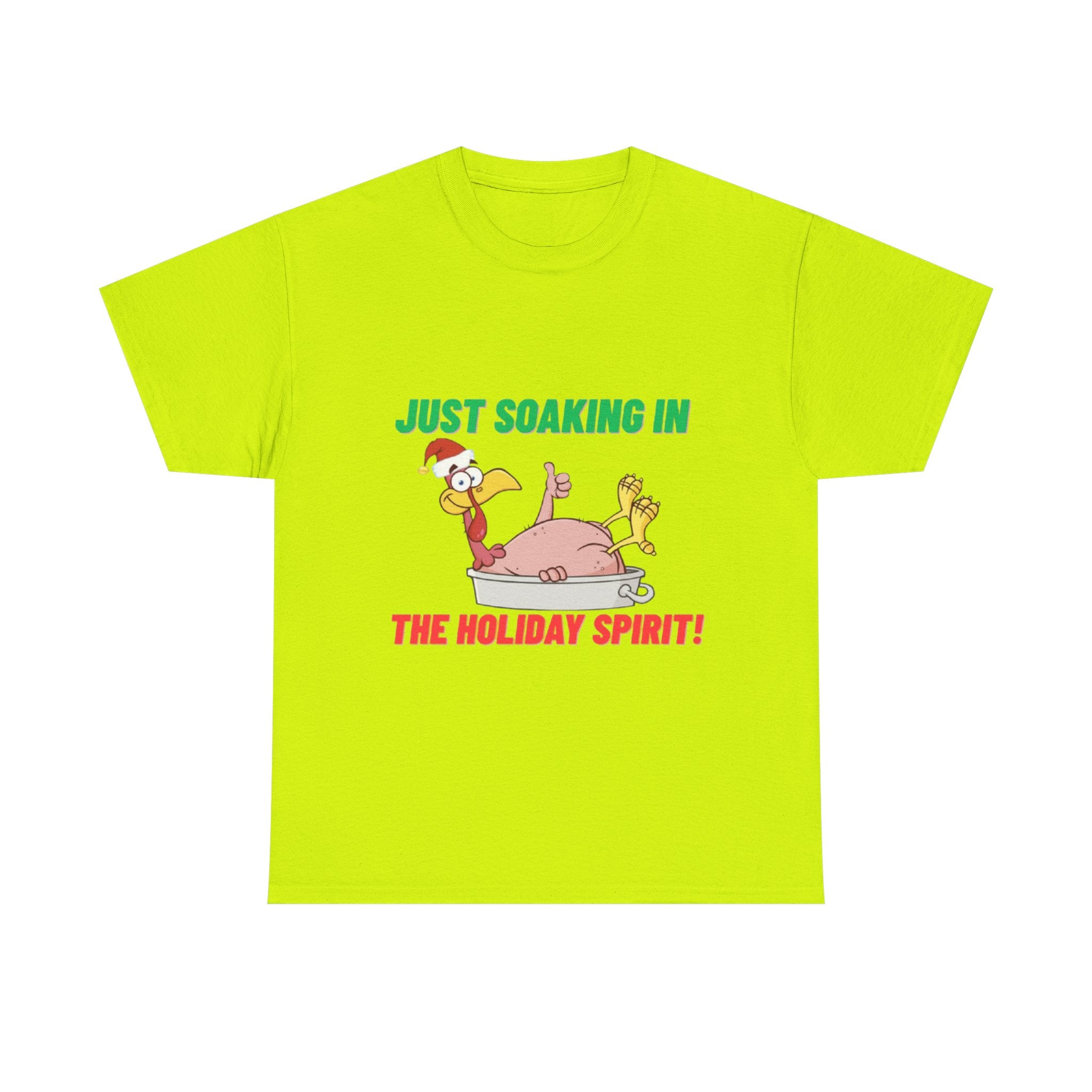 Just Soaking in the Holiday Spirit Unisex Heavy Cotton Tee