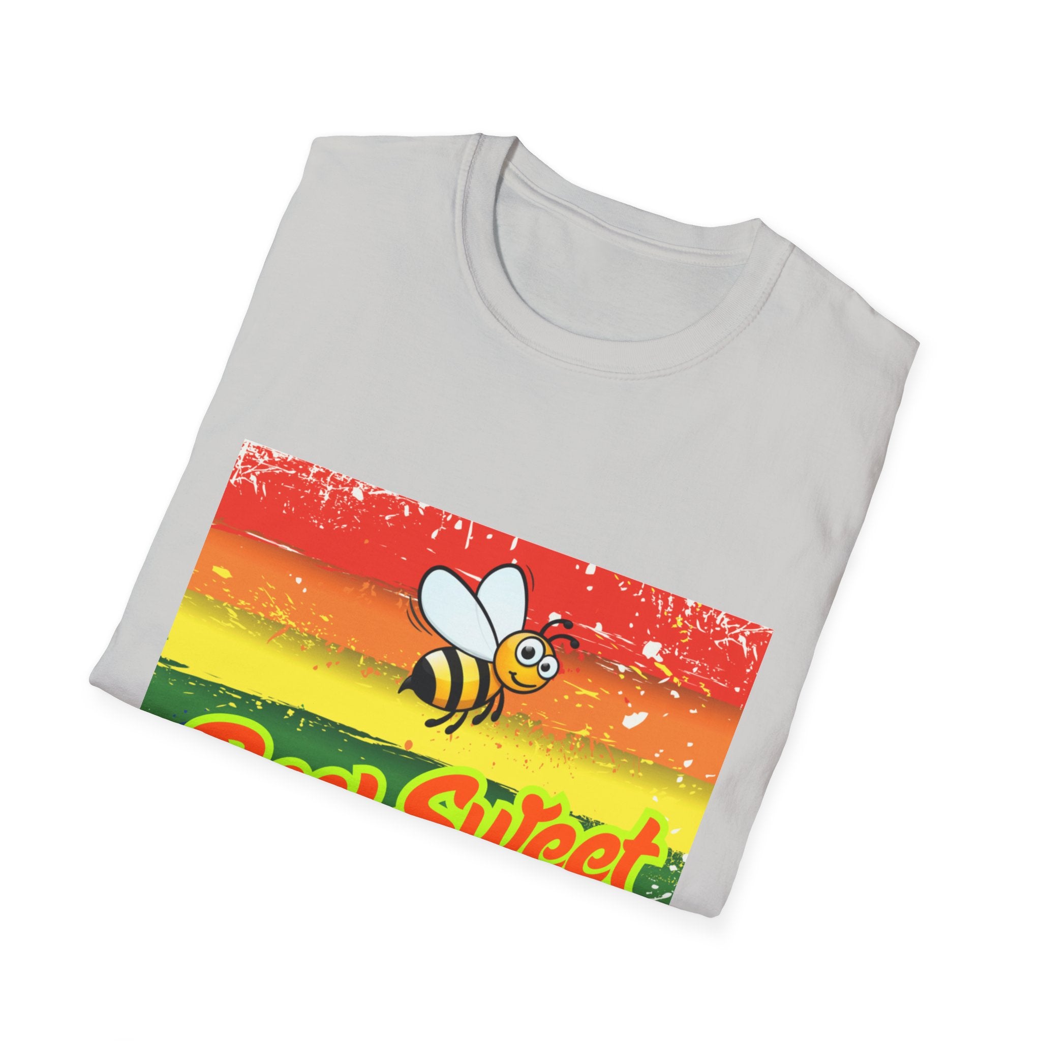 Bee Sweet Rainbow Unisex Softstyle T-Shirt
