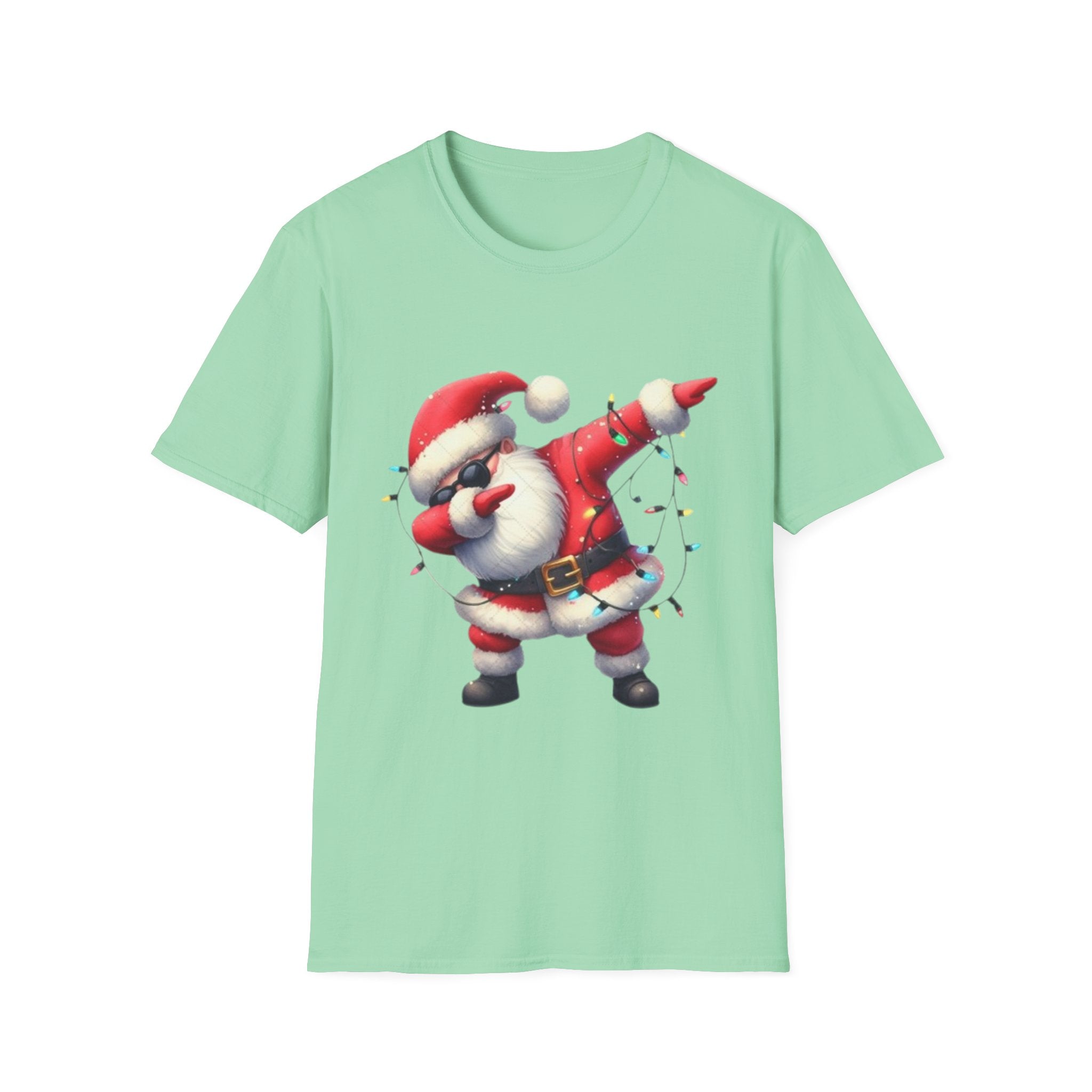 Dabbing Santa Unisex Softstyle T-Shirt
