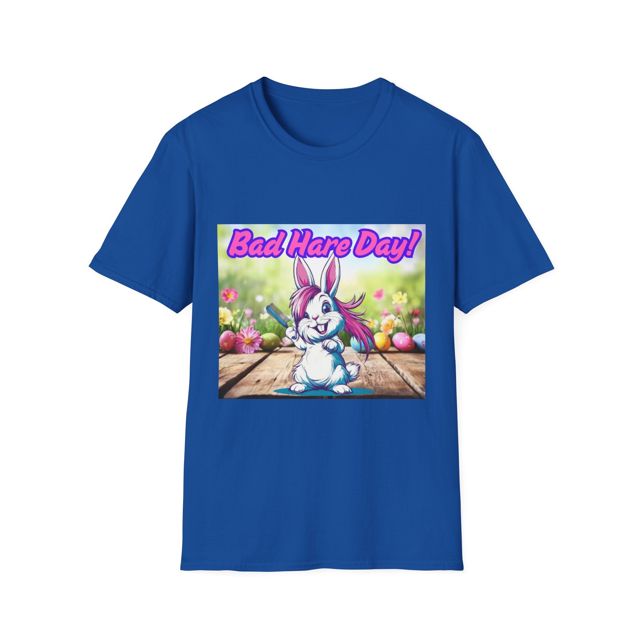 Bad Hare Day Unisex Softstyle T-Shirt