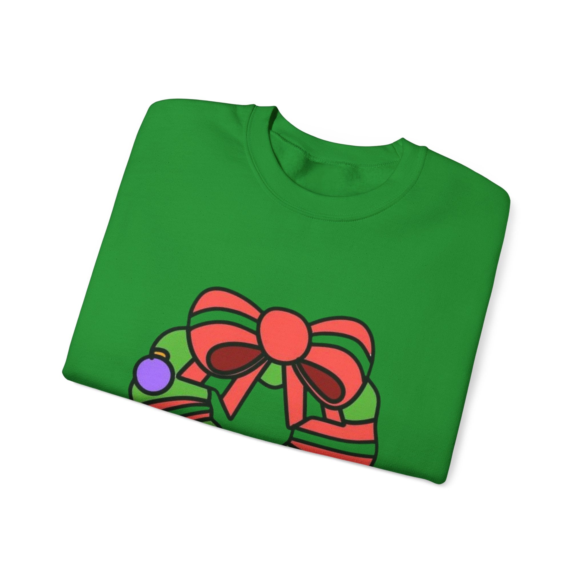 Holiday Wreath Unisex Heavy Blend™ Crewneck Sweatshirt