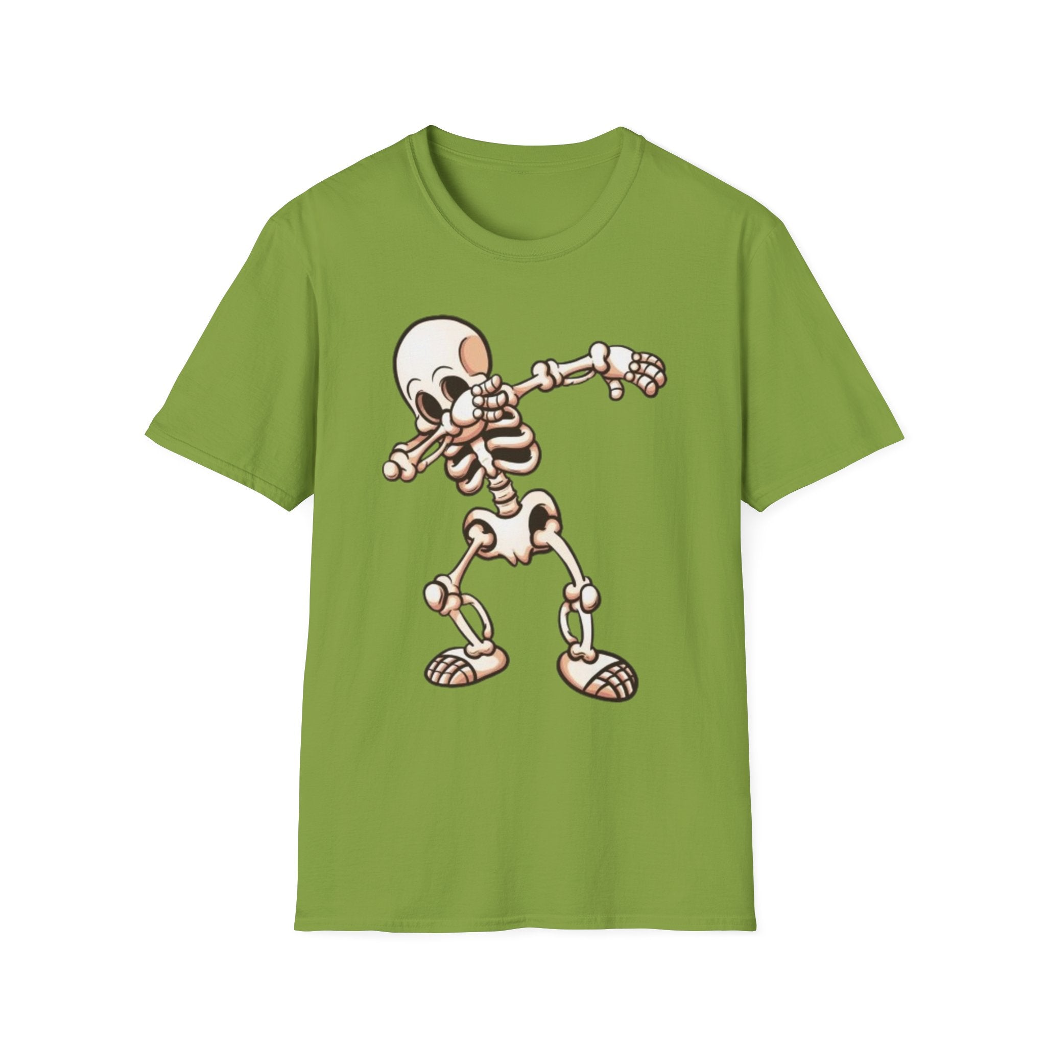 Dabbing Halloween Skeleton Unisex Softstyle T-Shirt