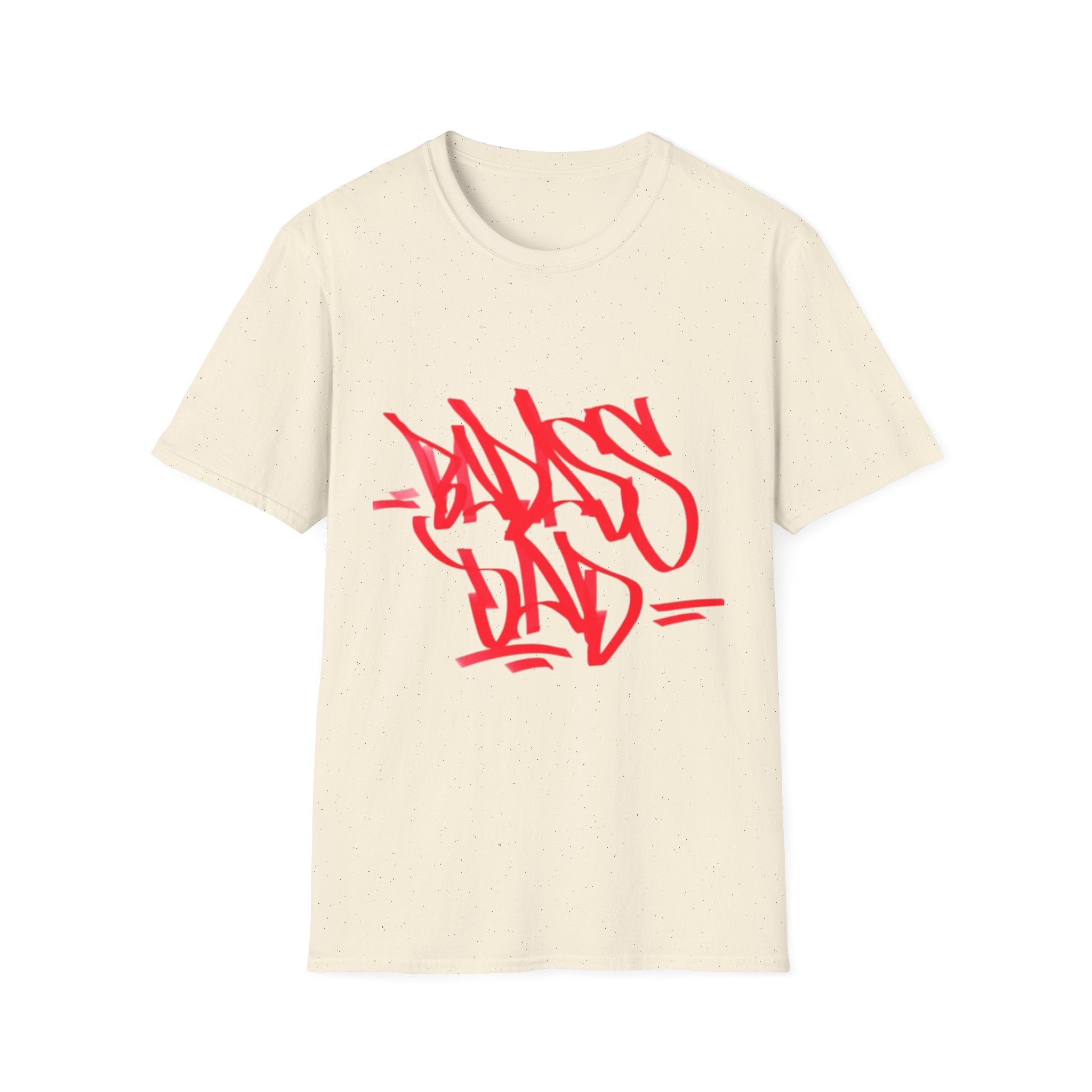 Red Graffiti Style Unisex Softstyle T-Shirt