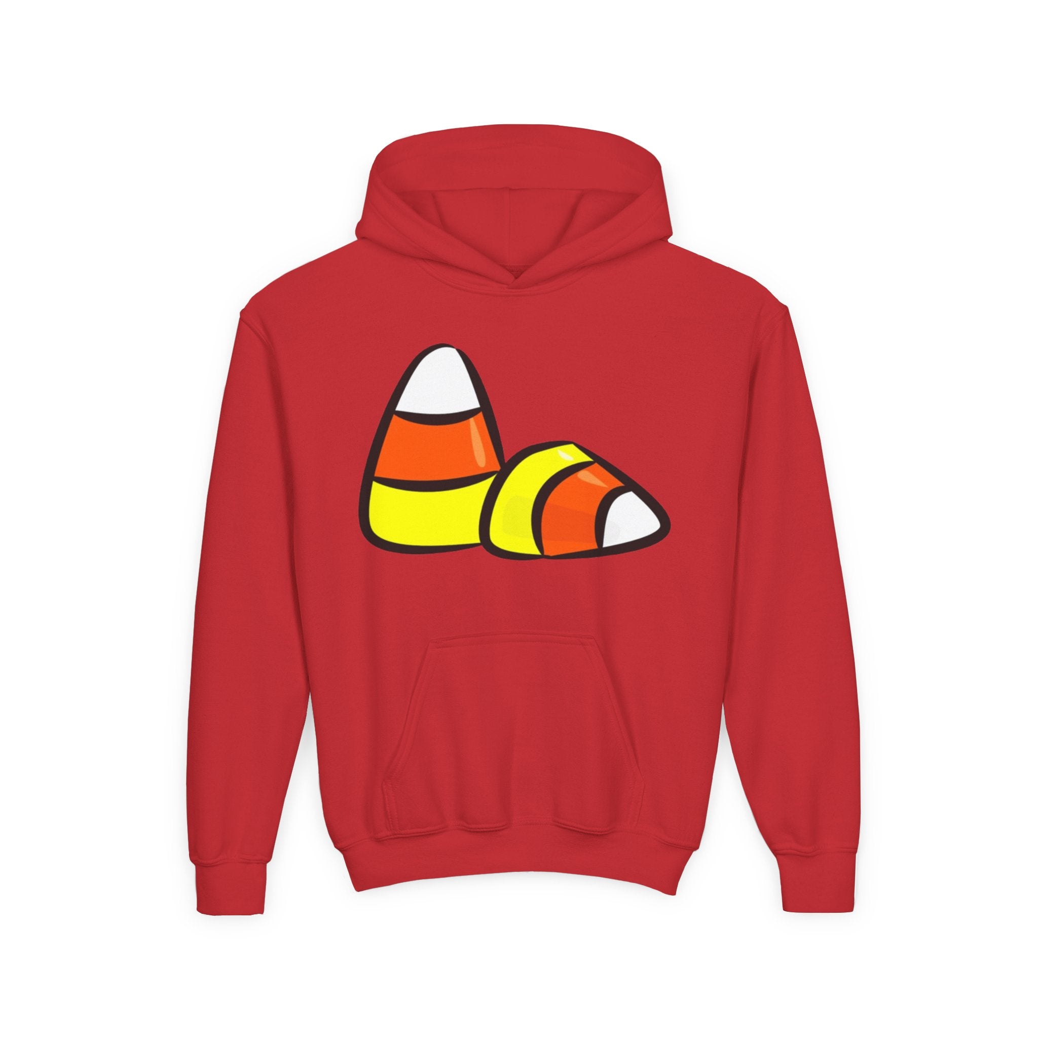 Halloween Candy Corn Youth Heavy Blend Hooded Sweatshirt