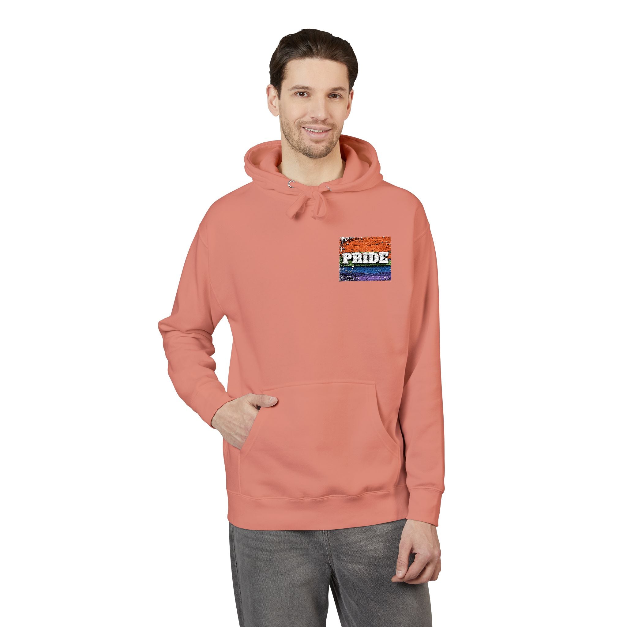 Pride Rainbow Unisex Fleece Hoodie
