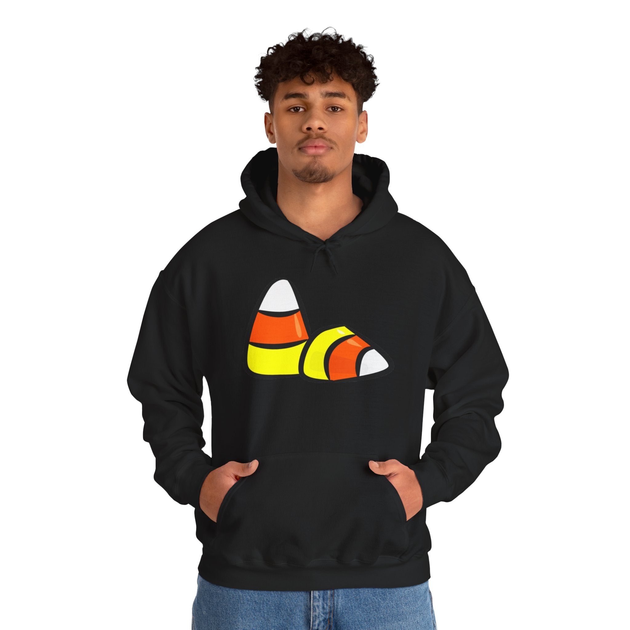 Halloween Candy Corn Unisex Heavy Blend™ Hooded Sweatshirt