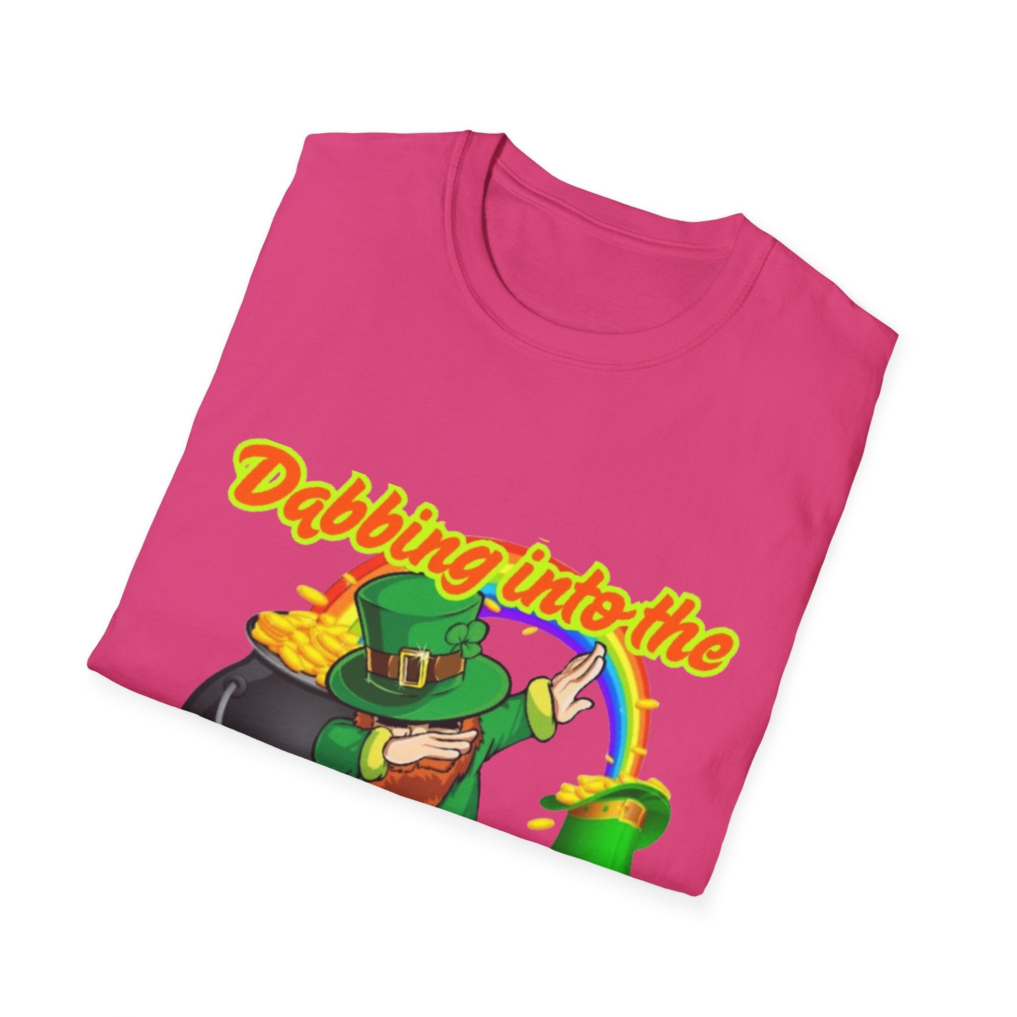 Dabbing Into The Luck Of The Irish! Unisex Unisex T-Shirt