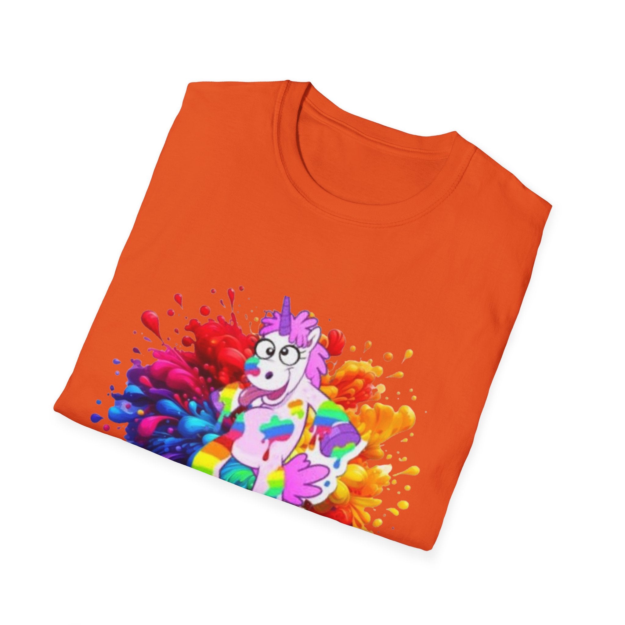 Drunk With Color Unicorn Unisex Softstyle T-Shirt