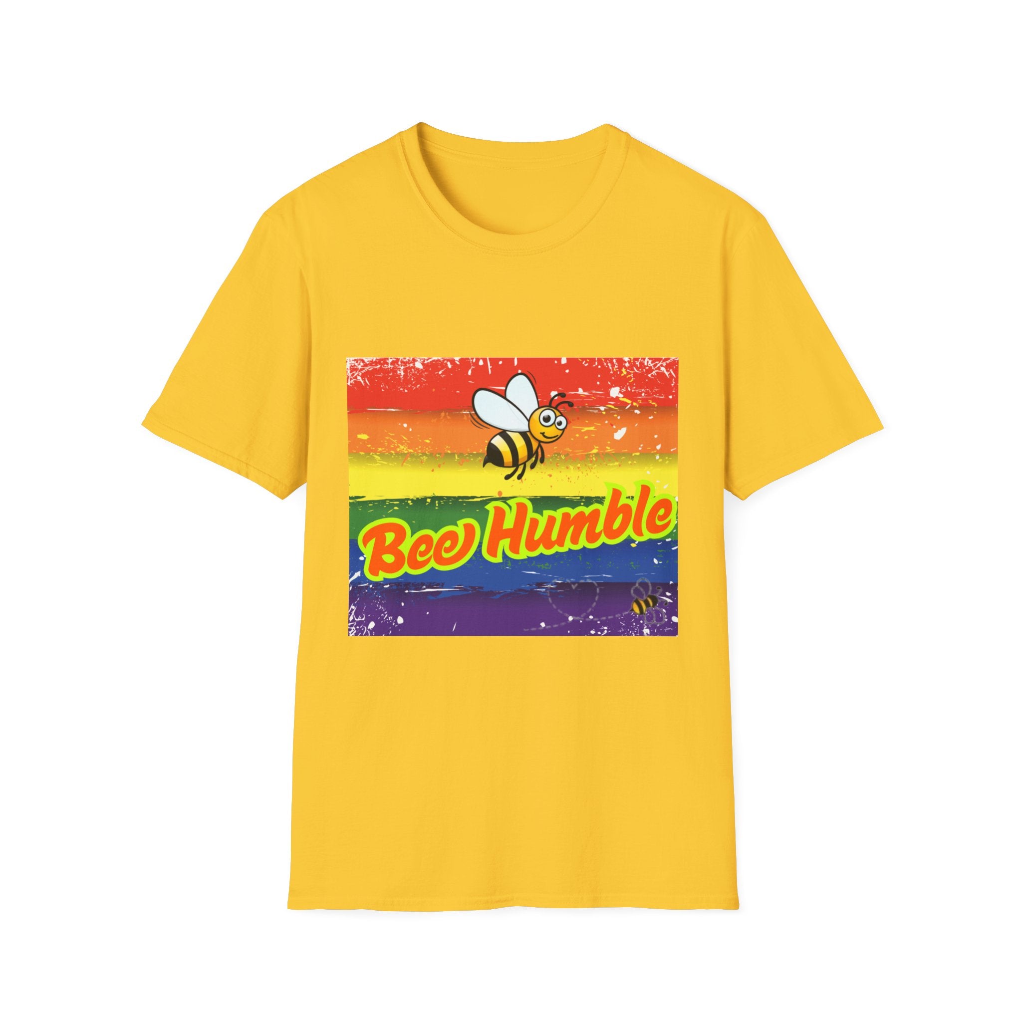 Bee Humble Rainbow Unisex Softstyle T-Shirt