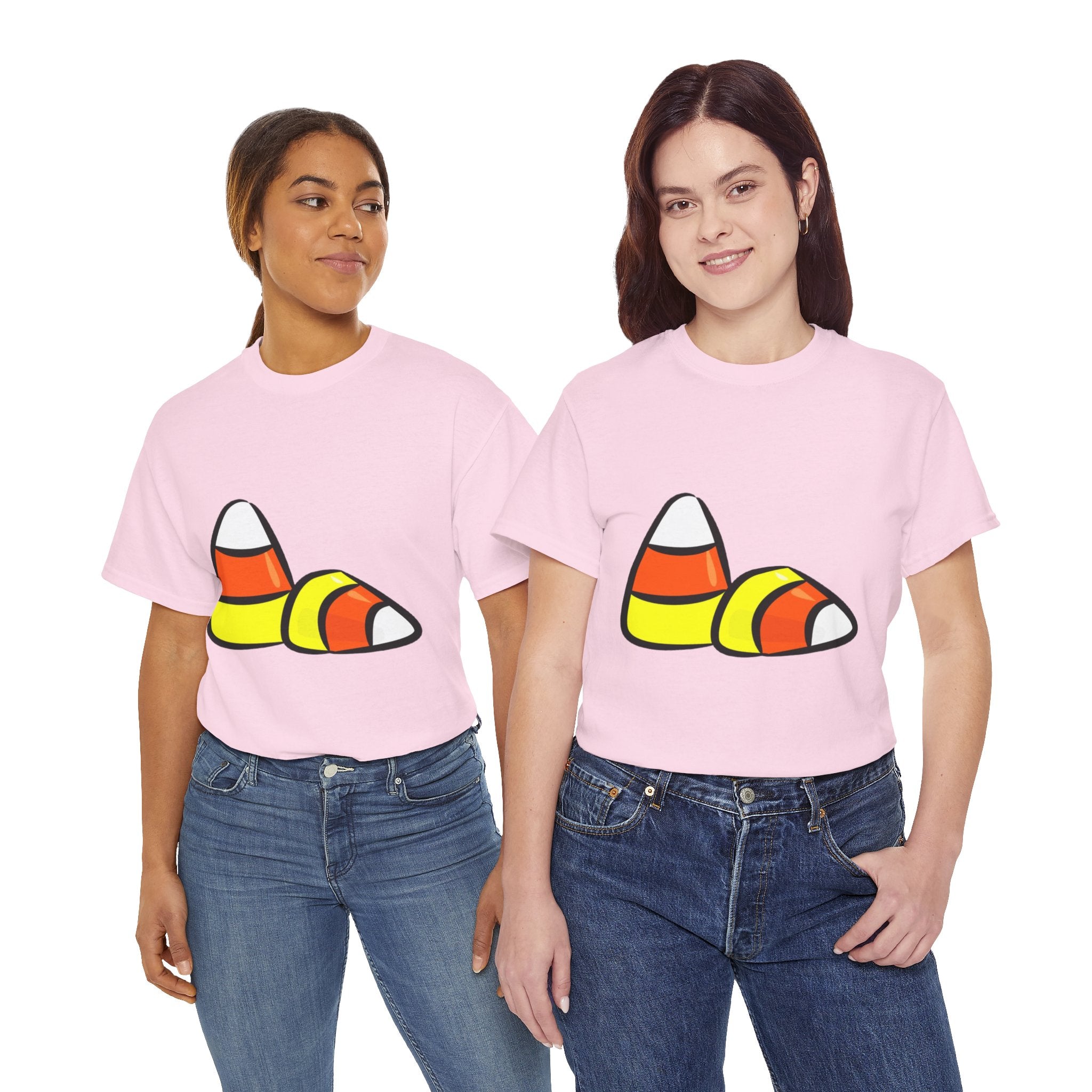 Halloween Candy Corn Unisex Heavy Cotton T-Shirt