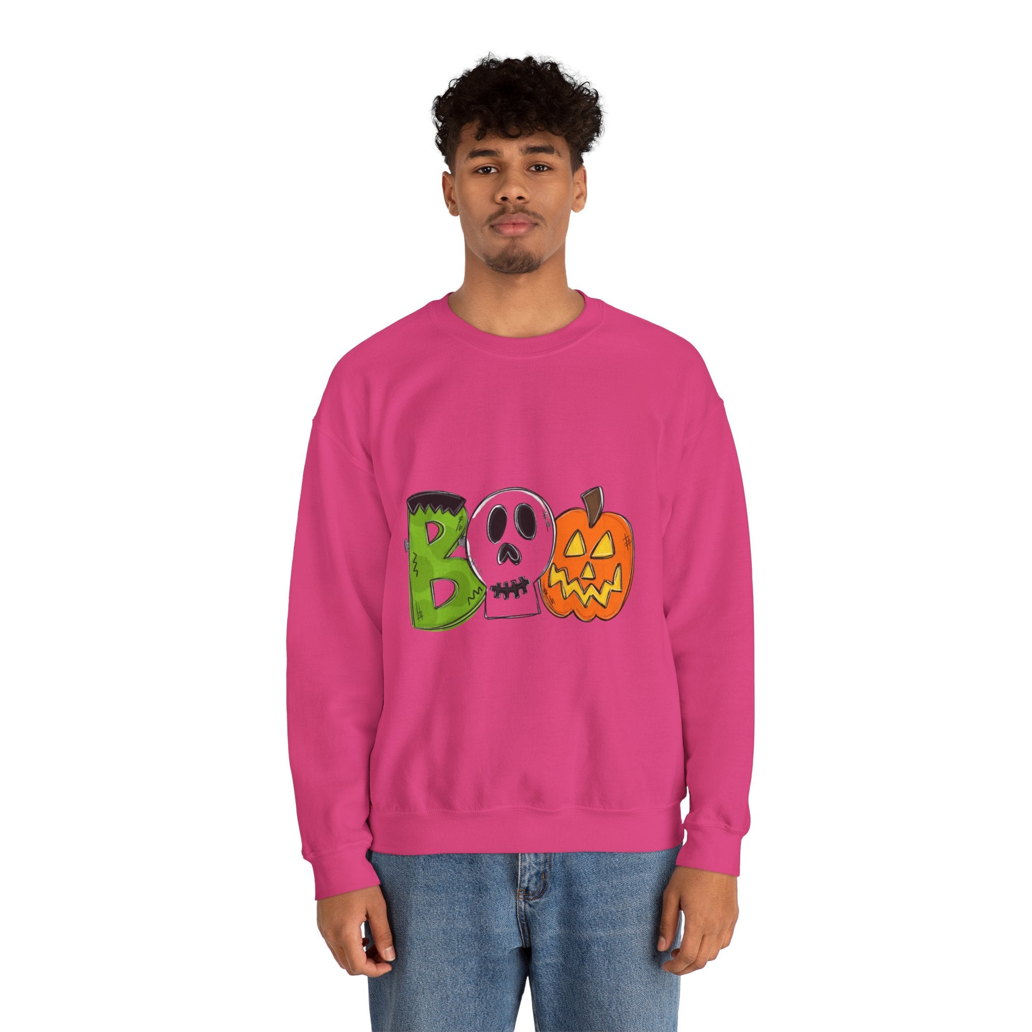 Halloween Boo Unisex Heavy Blend™ Crewneck Sweatshirt
