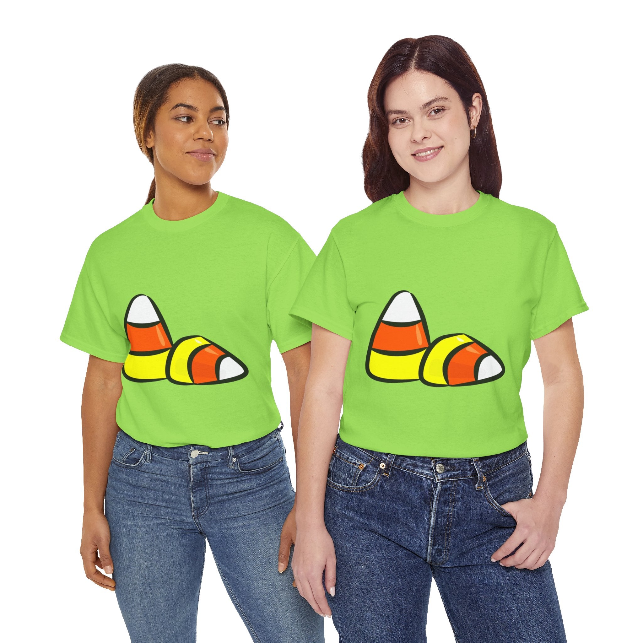 Halloween Candy Corn Unisex Heavy Cotton T-Shirt