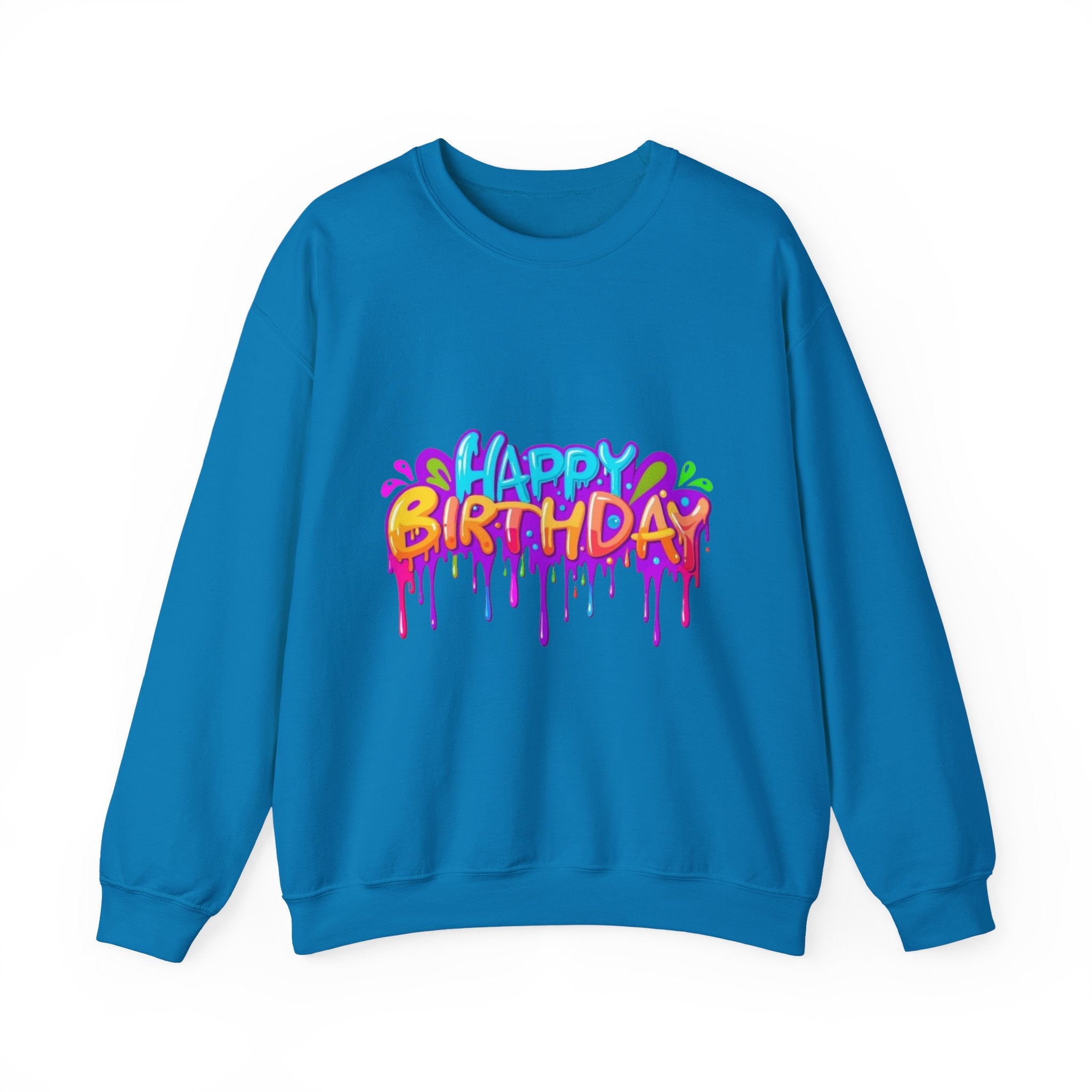 Happy Birthday Unisex Heavy Blend™ Crewneck Sweatshirt Personalize It!