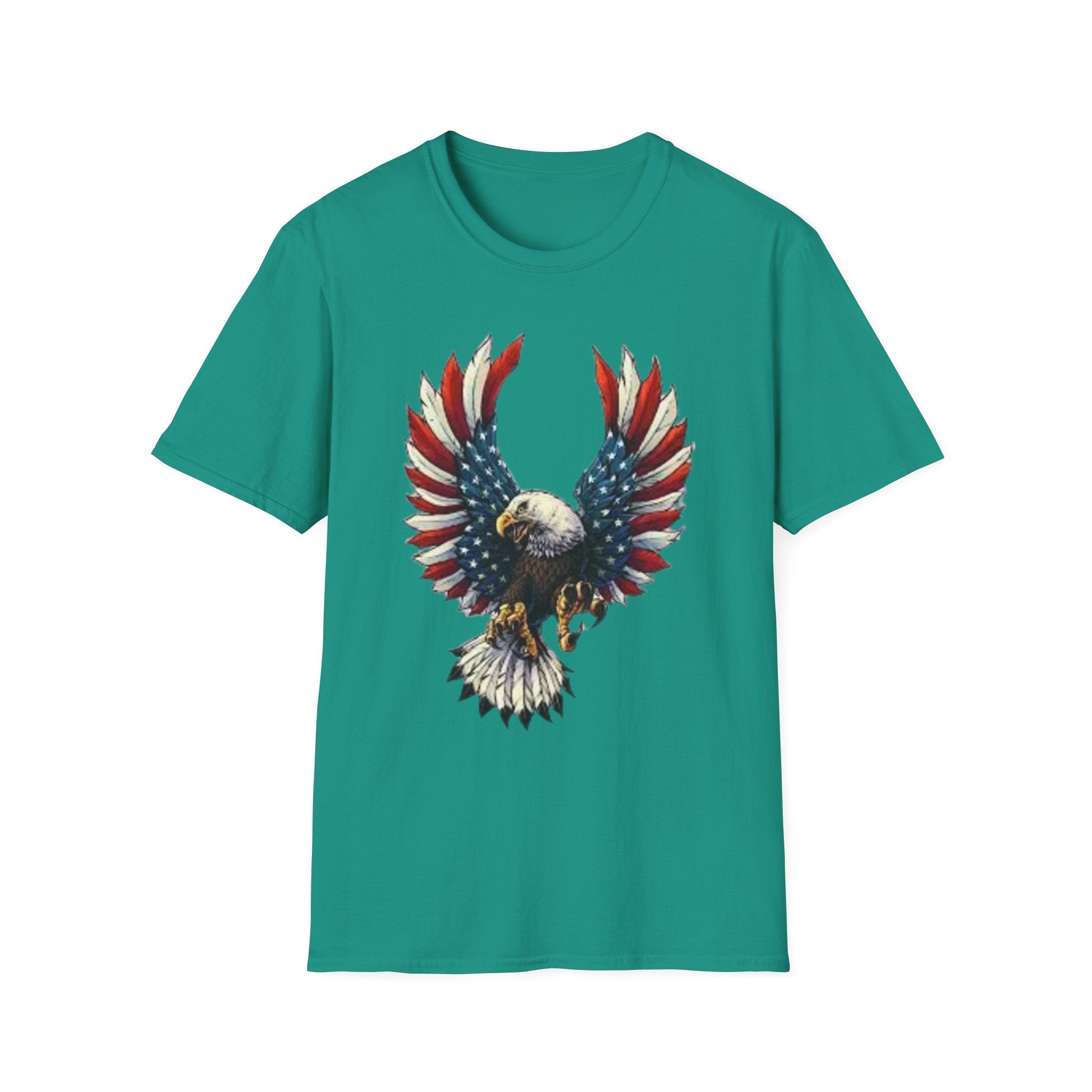 Patriotic Eagle Unisex Softstyle T-Shirt