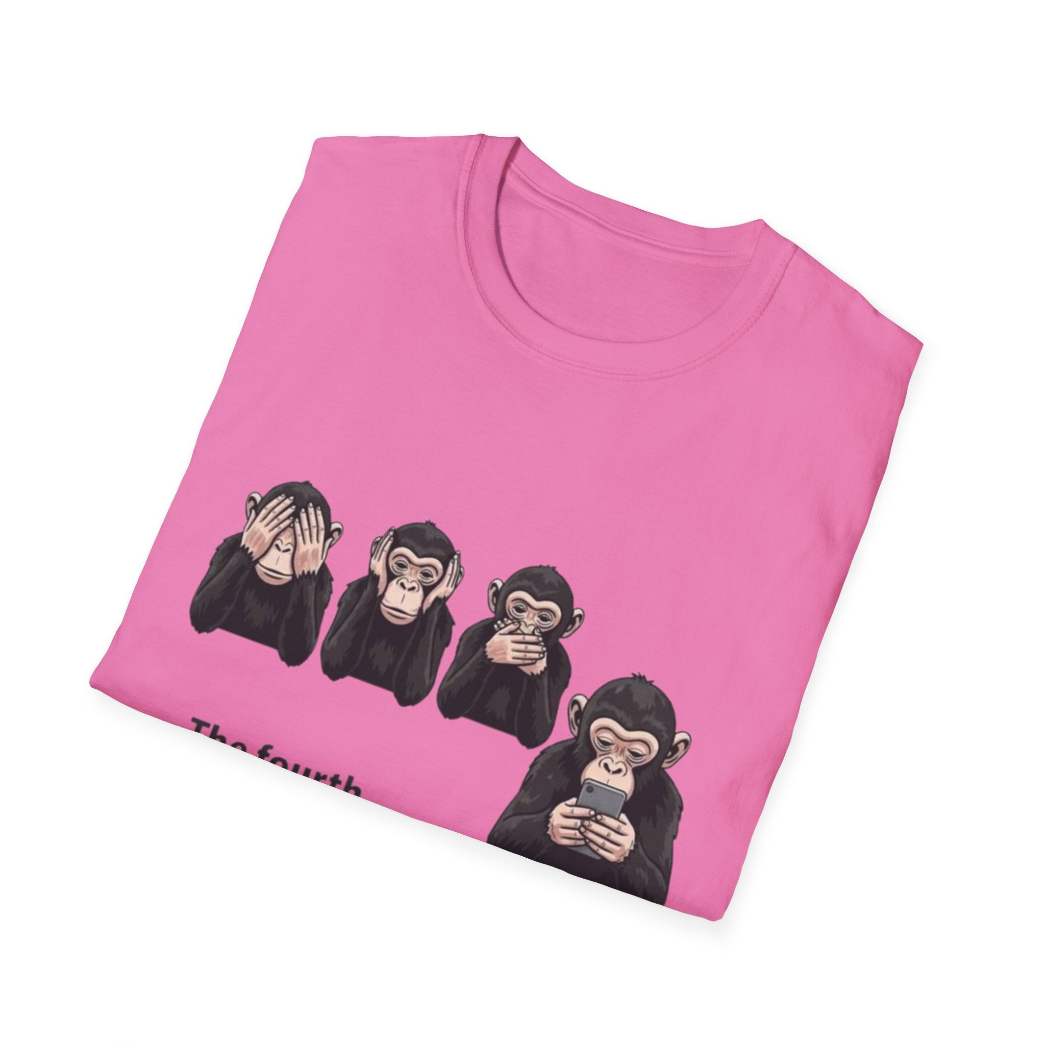 Four Monkeys Unisex Softstyle T-Shirt