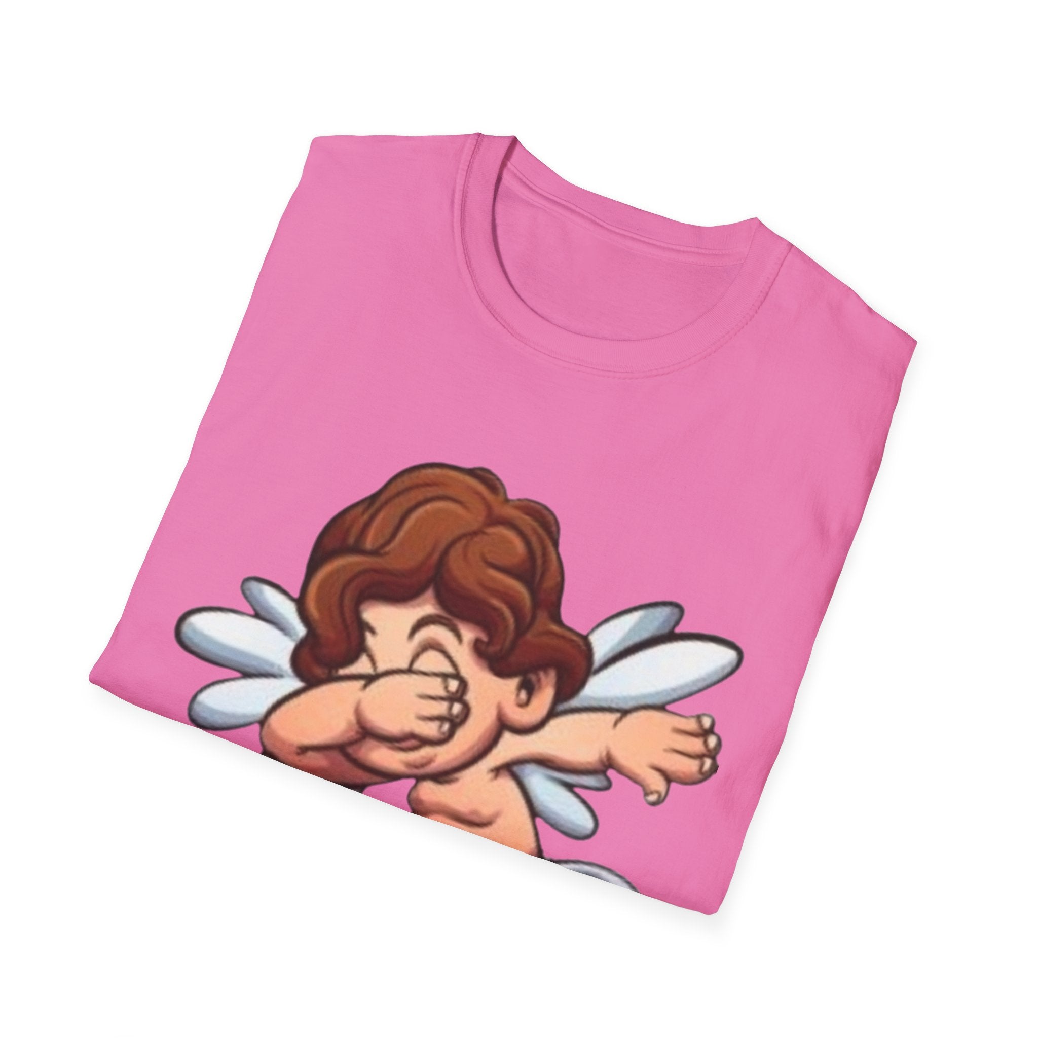Dabbing Double Sided Angel & Devil Unisex Softstyle T-Shirt