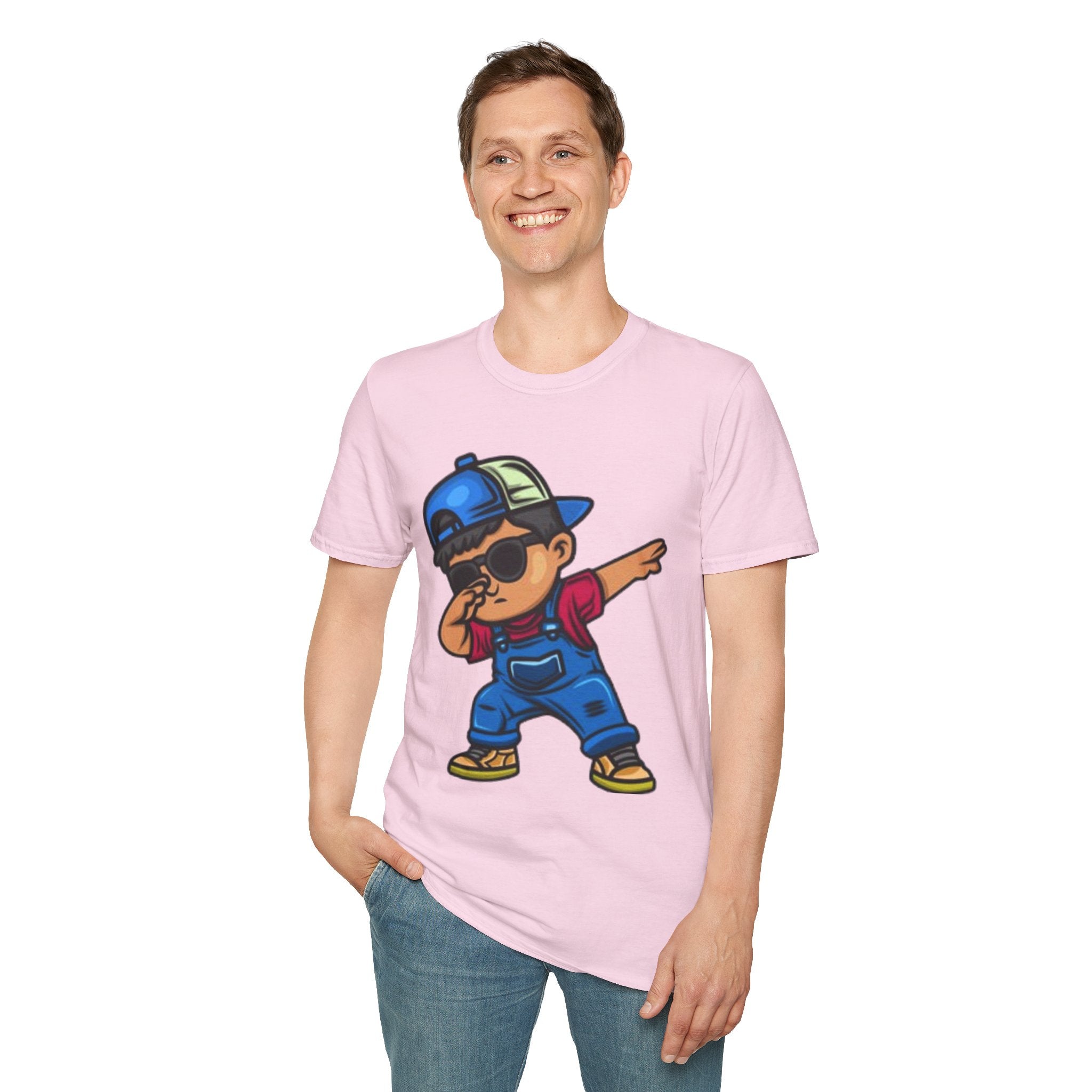 Cool Kid Dabbing Unisex Softstyle T-Shirt