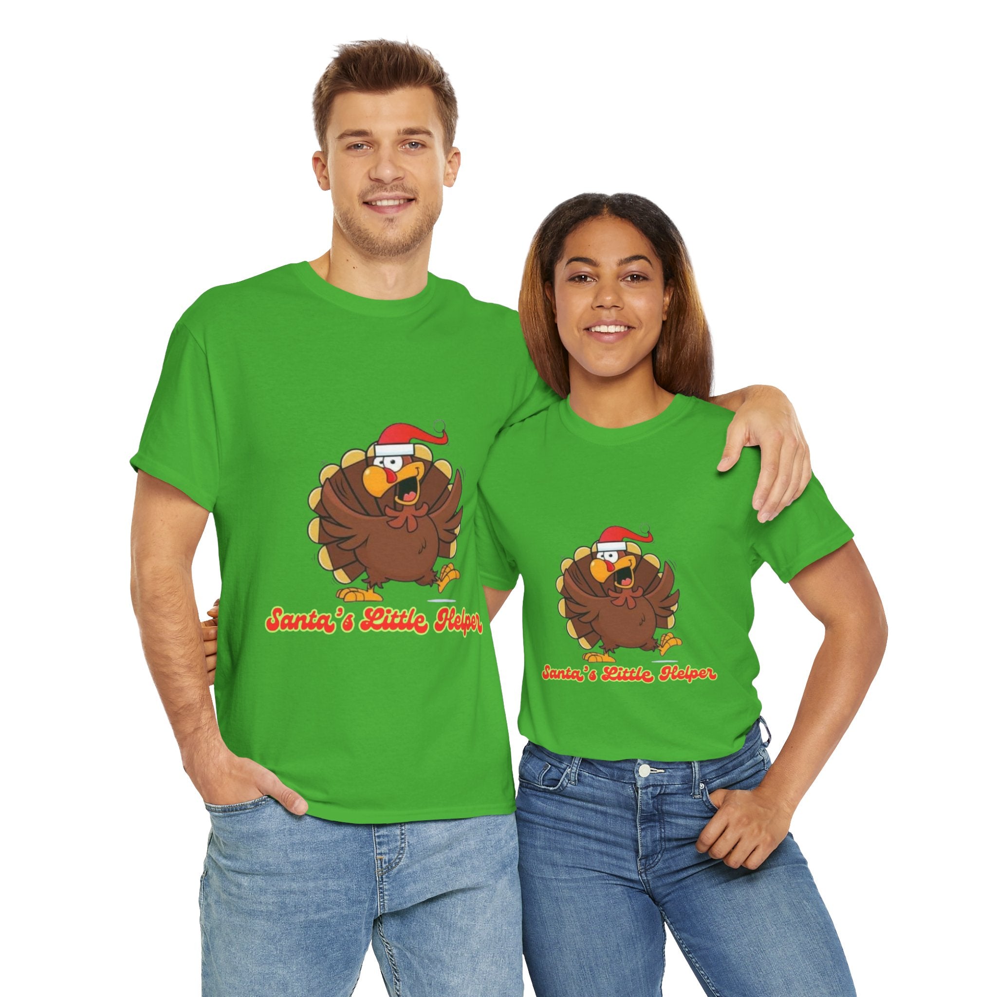Santa's Little Helper Unisex Heavy Cotton T-Shirt