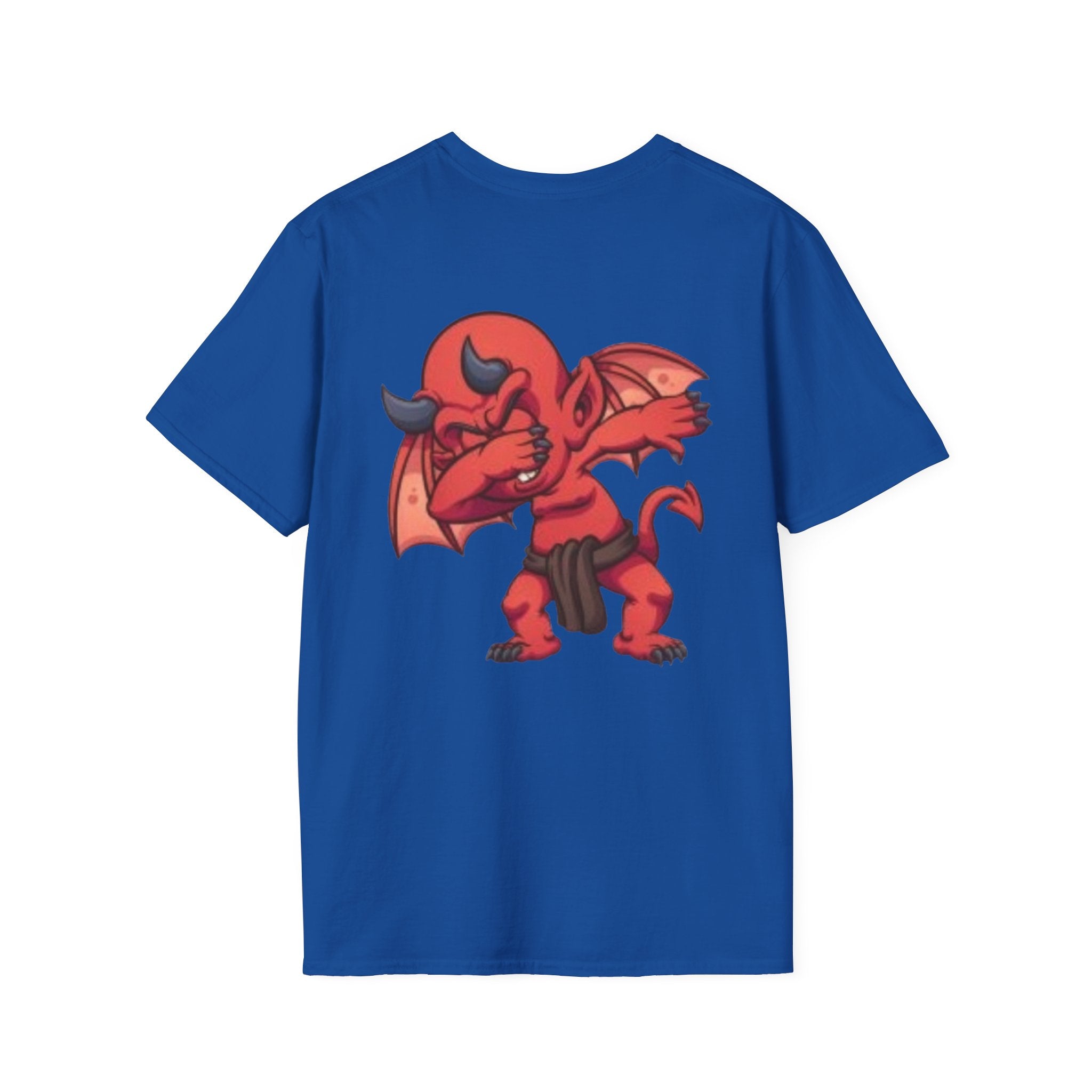 Dabbing Double Sided Angel & Devil Unisex Softstyle T-Shirt
