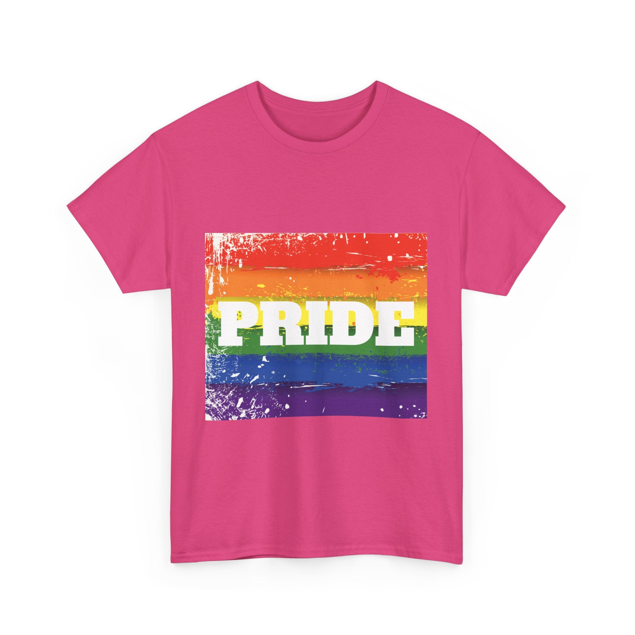 Pride Rainbow Unisex Heavy Cotton T-Shirt