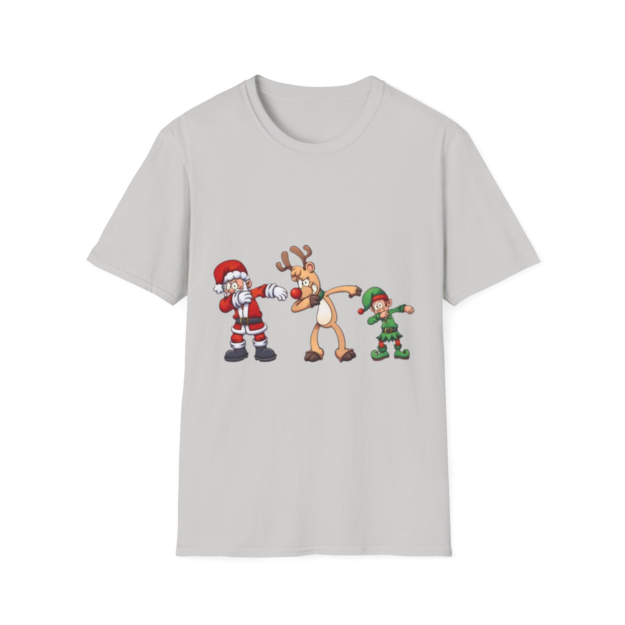 Dabbing Christmas Unisex Softstyle T-Shirt
