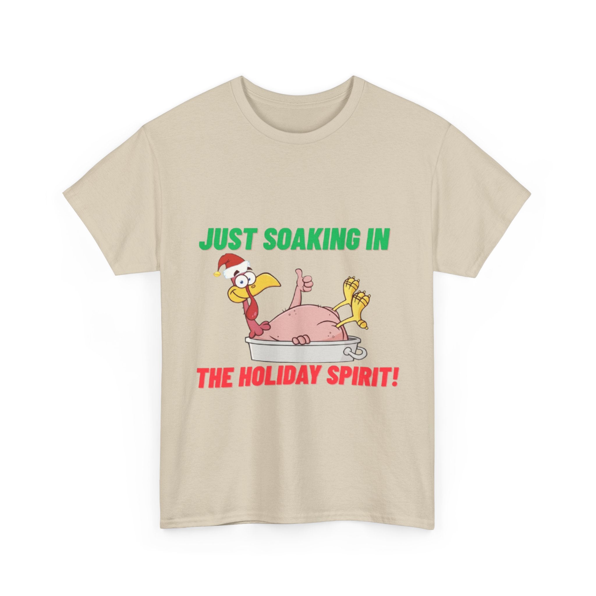 Just Soaking in the Holiday Spirit Unisex Heavy Cotton Tee