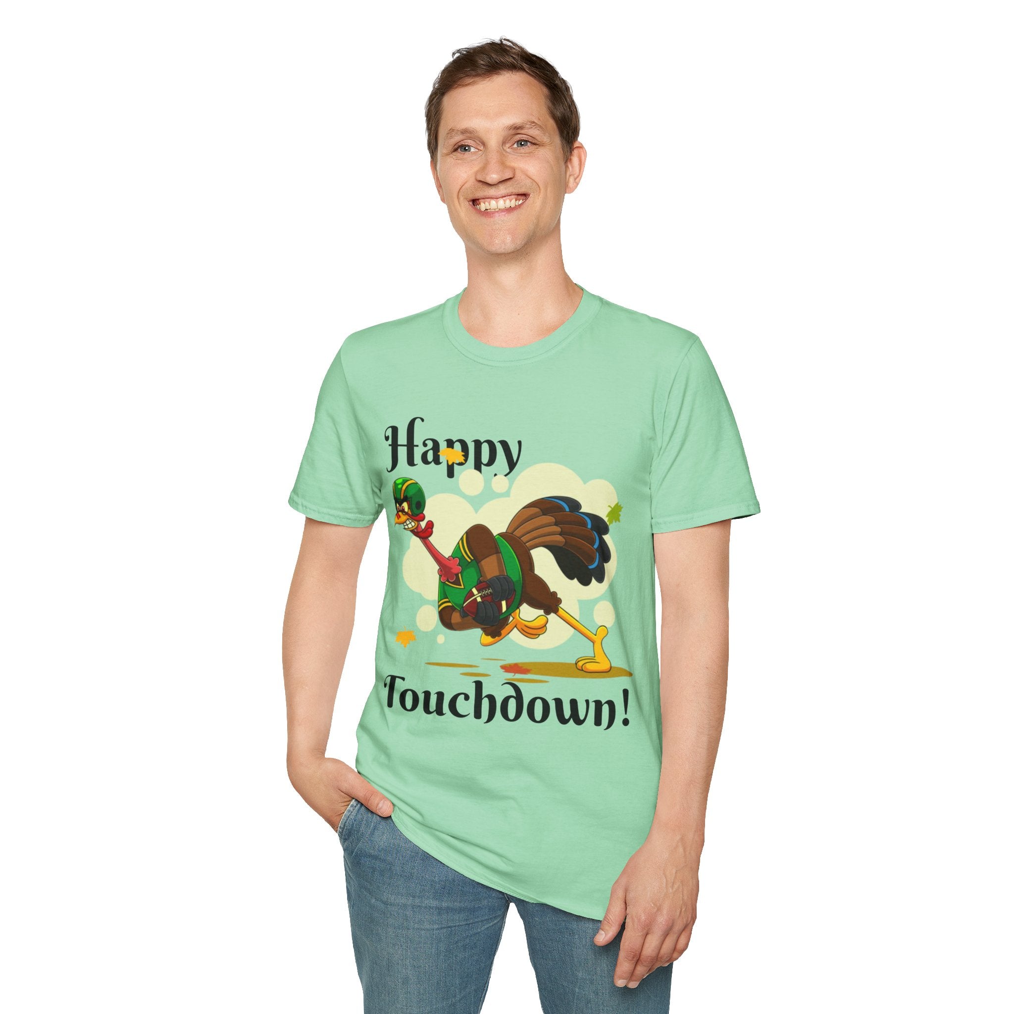 Happy Touchdown Unisex Softstyle T-Shirt