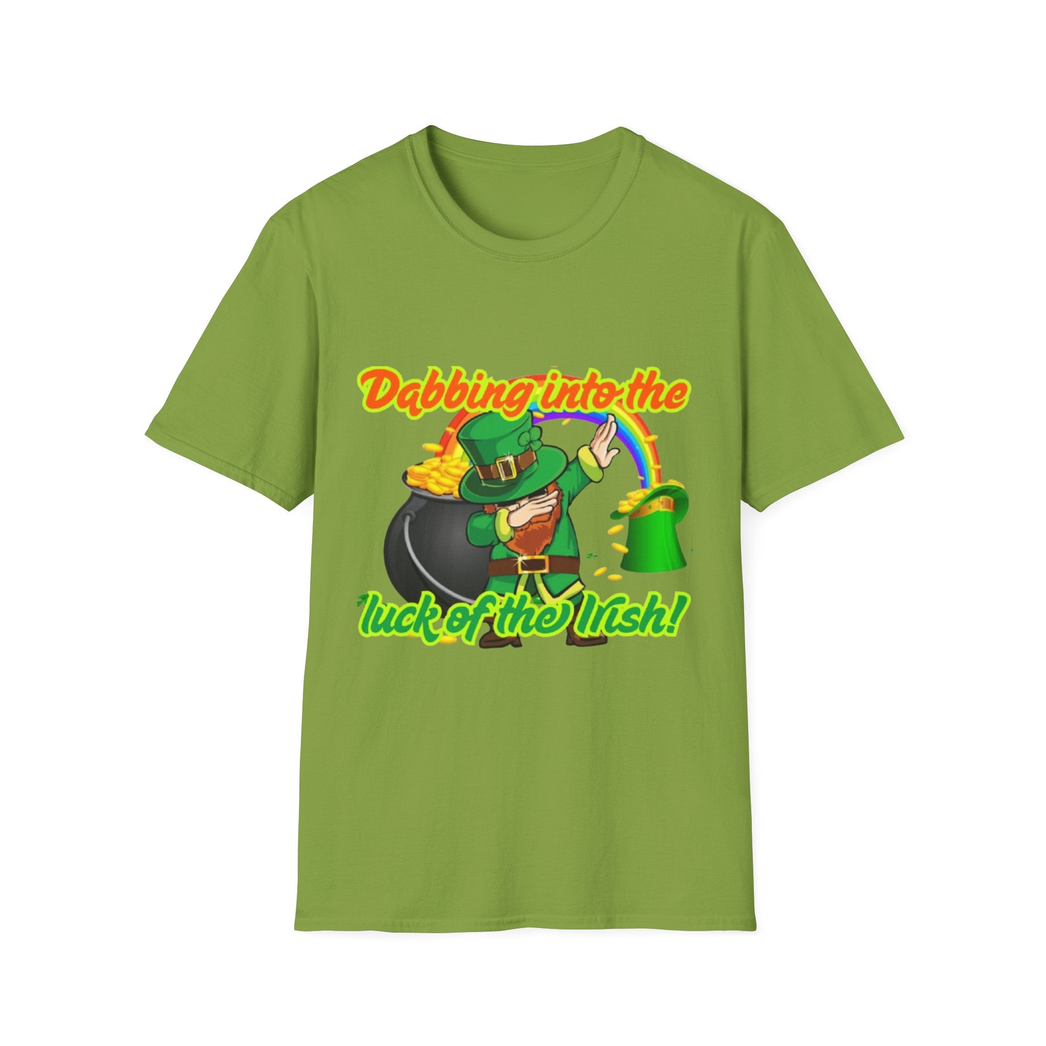Dabbing Into The Luck Of The Irish! Unisex Unisex T-Shirt