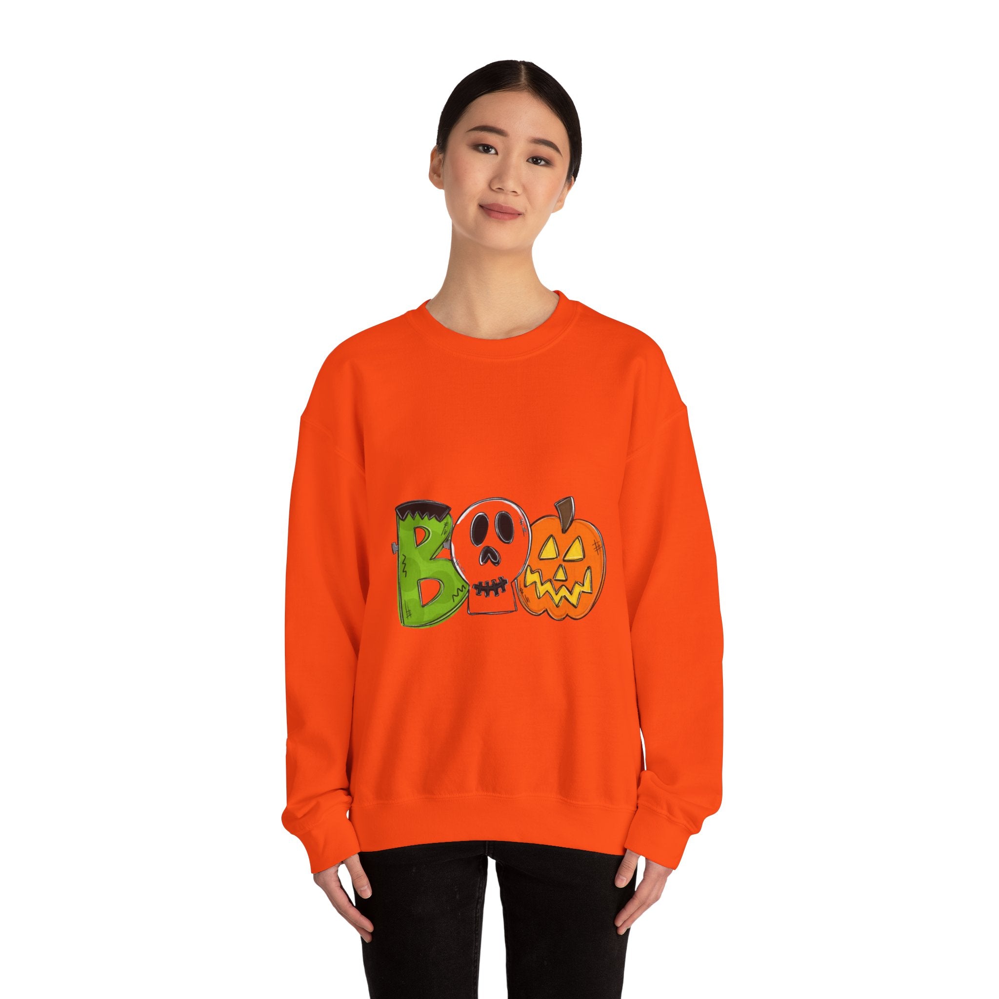 Halloween Boo Unisex Crewneck Sweatshirt