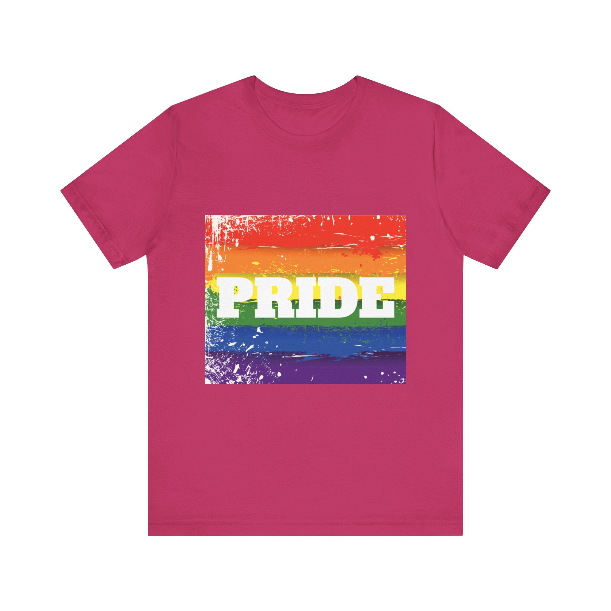 Pride Rainbow Unisex Jersey Short Sleeve T-Shirt