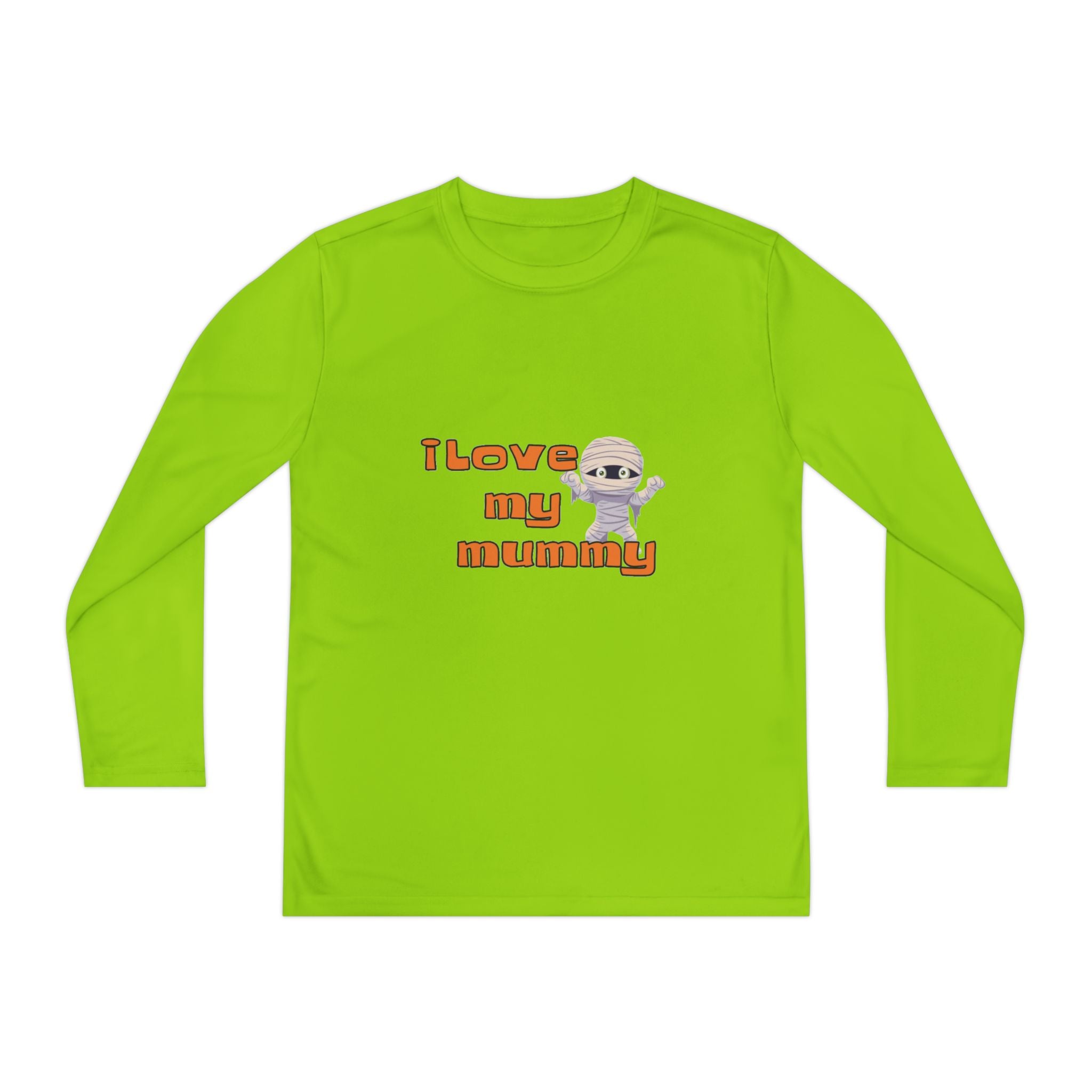 I Love My Mummy Youth Long Sleeve Competitor T-Shirt