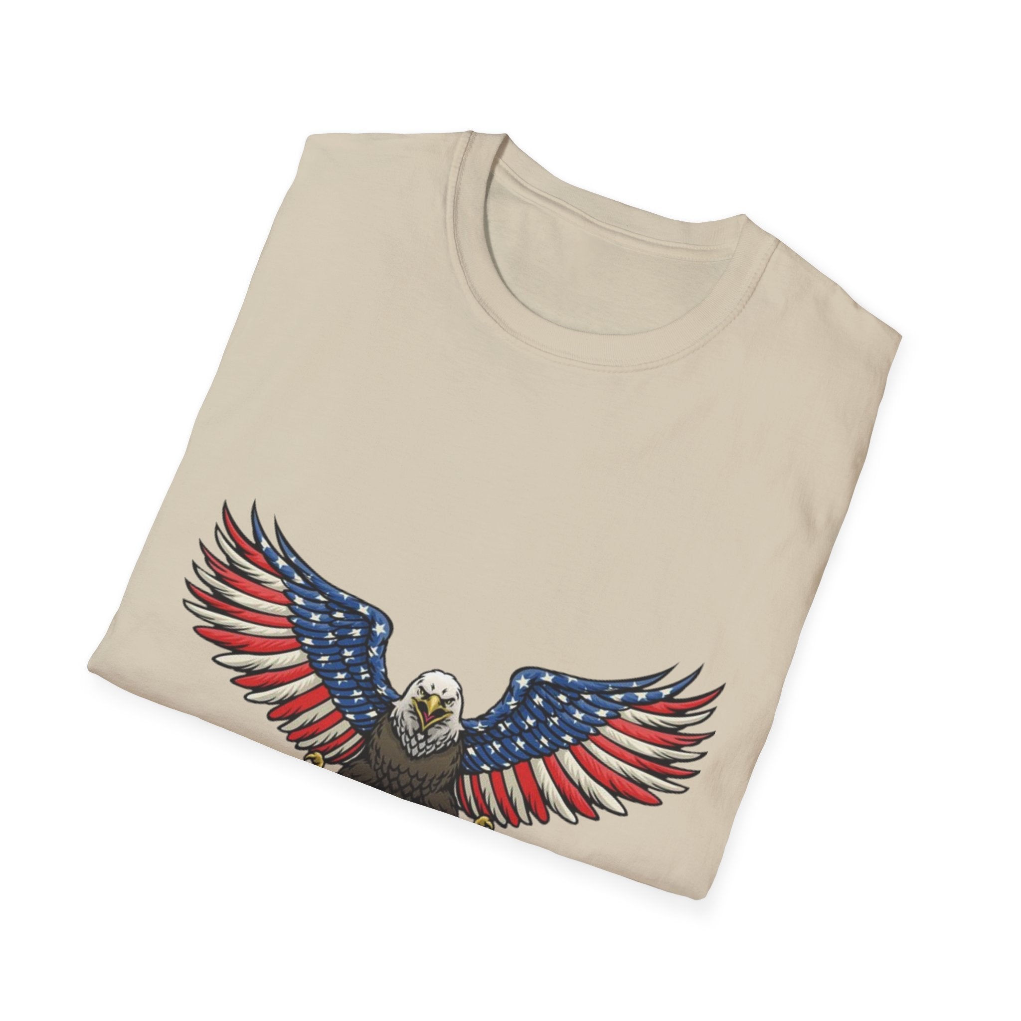 Patriotic Eagle Unisex Softstyle T-Shirt