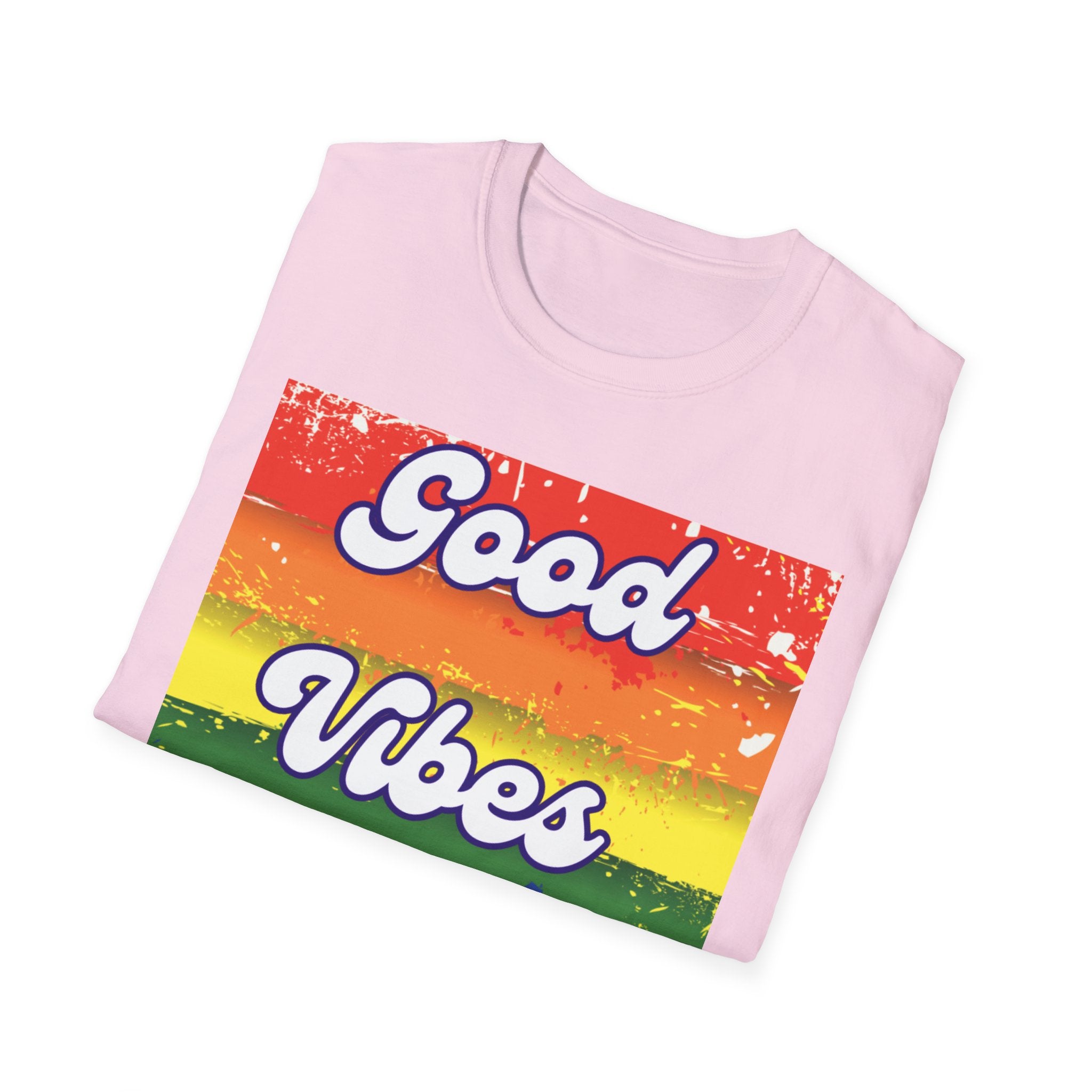 Good Vibes Only White Unisex Softstyle T-Shirt
