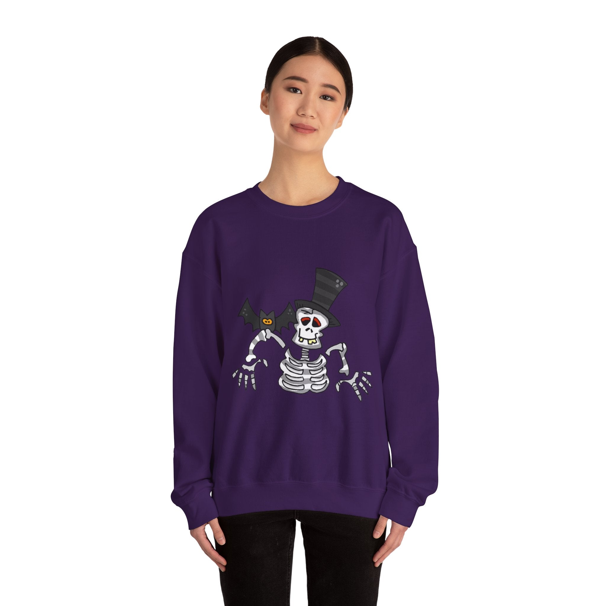 Halloween Skeleton Unisex Crewneck Sweatshirt