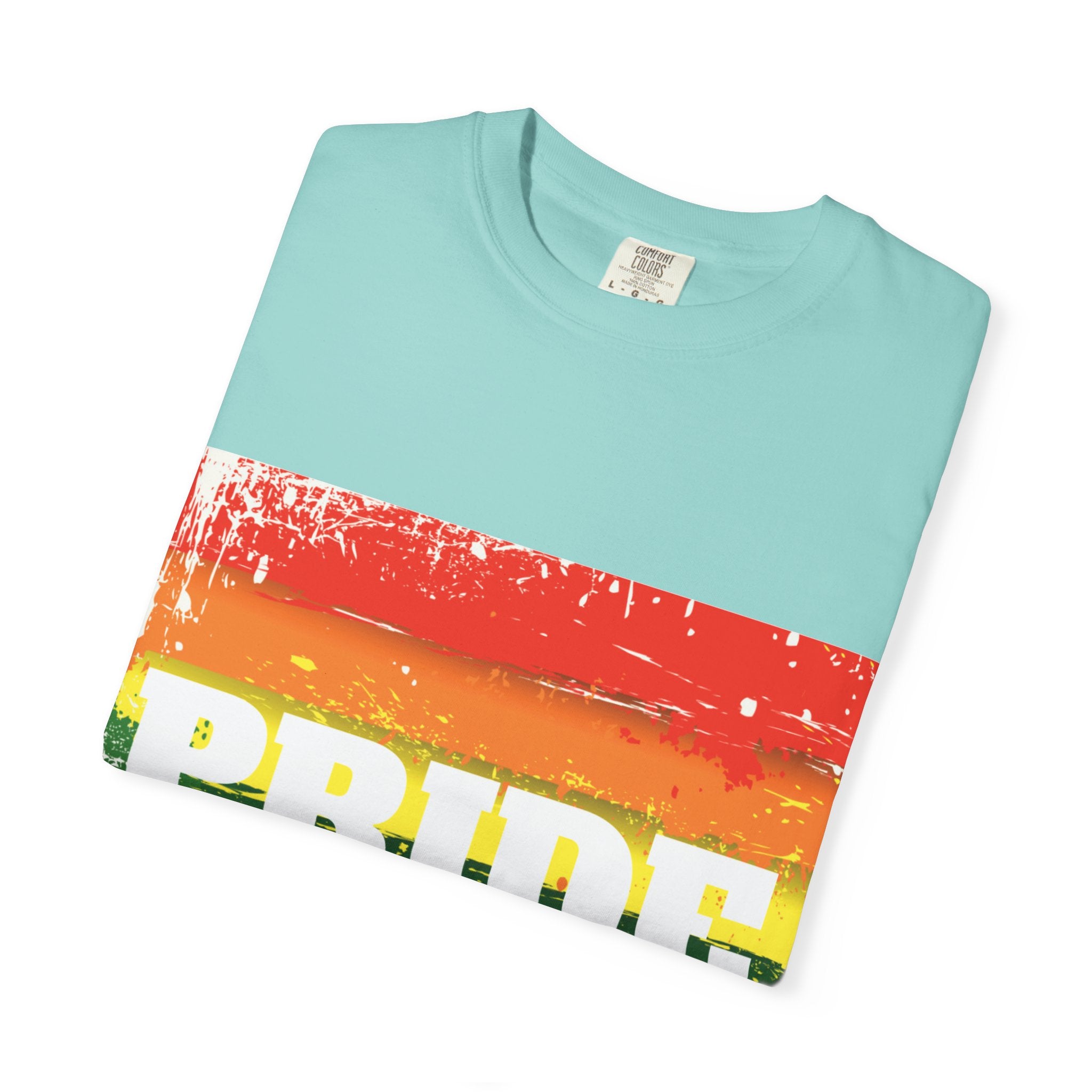 Pride Rainbow Unisex Garment-Dyed T-Shirt