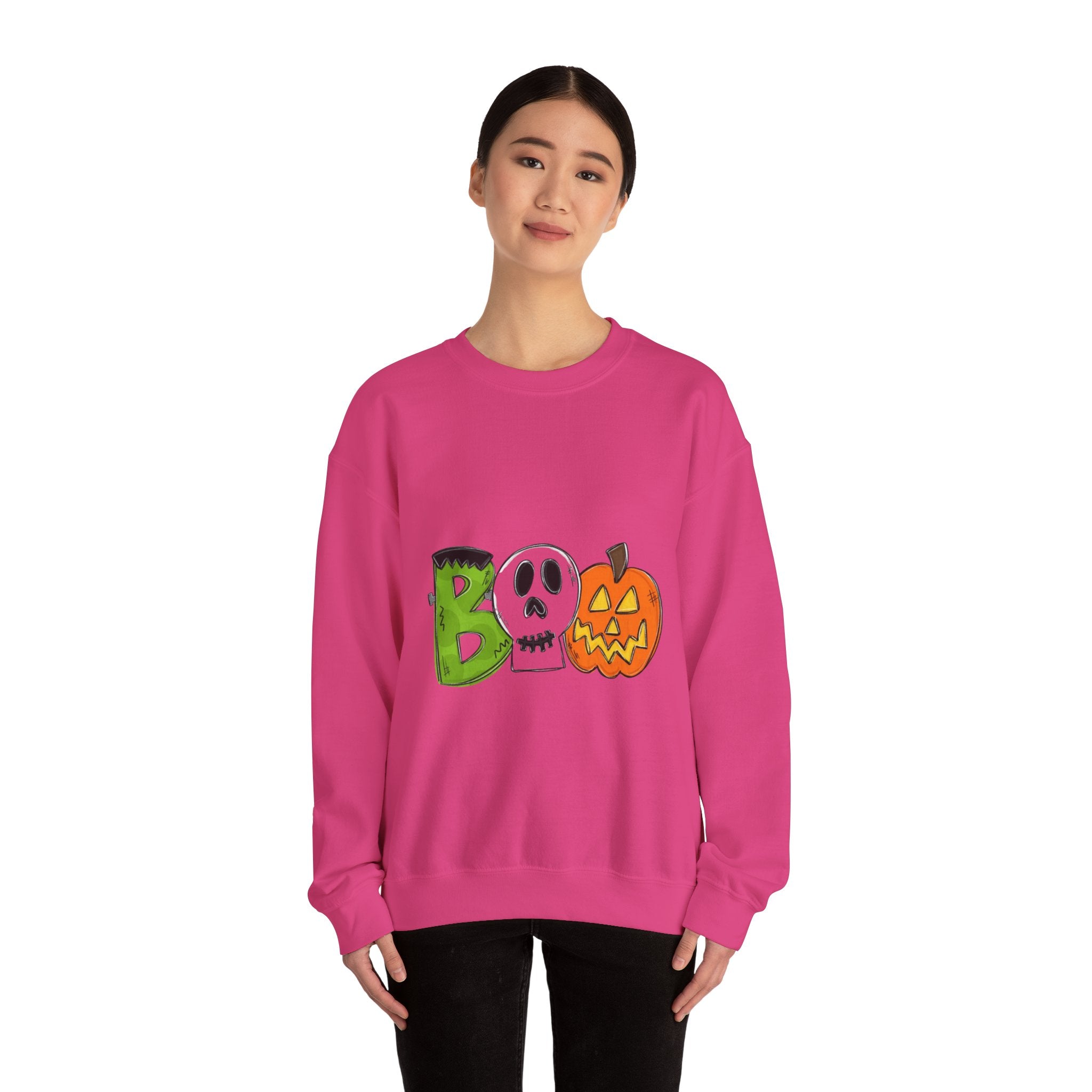 Halloween Boo Unisex Crewneck Sweatshirt