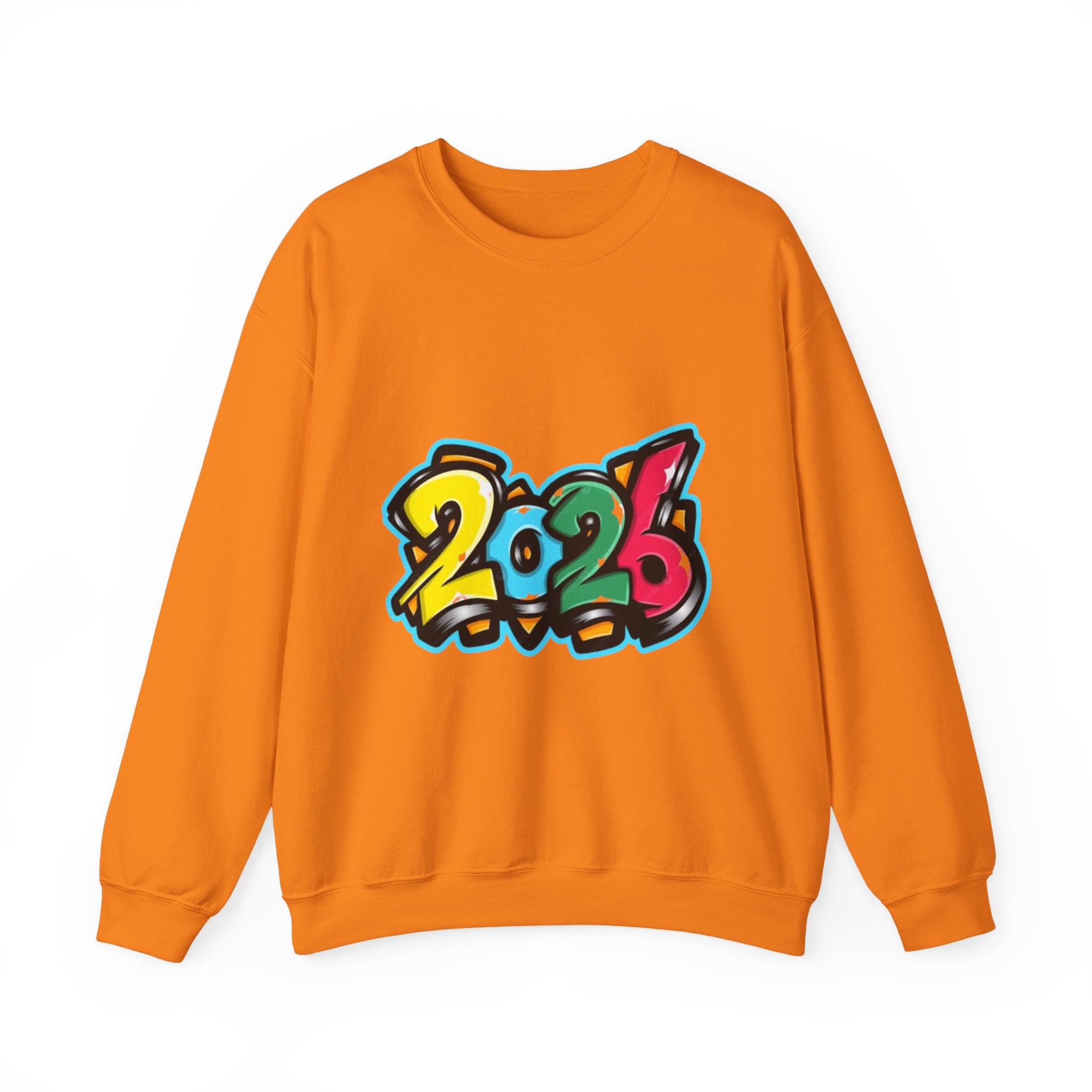 2026 Graffiti Style Unisex Heavy Blend™ Crewneck Sweatshirt