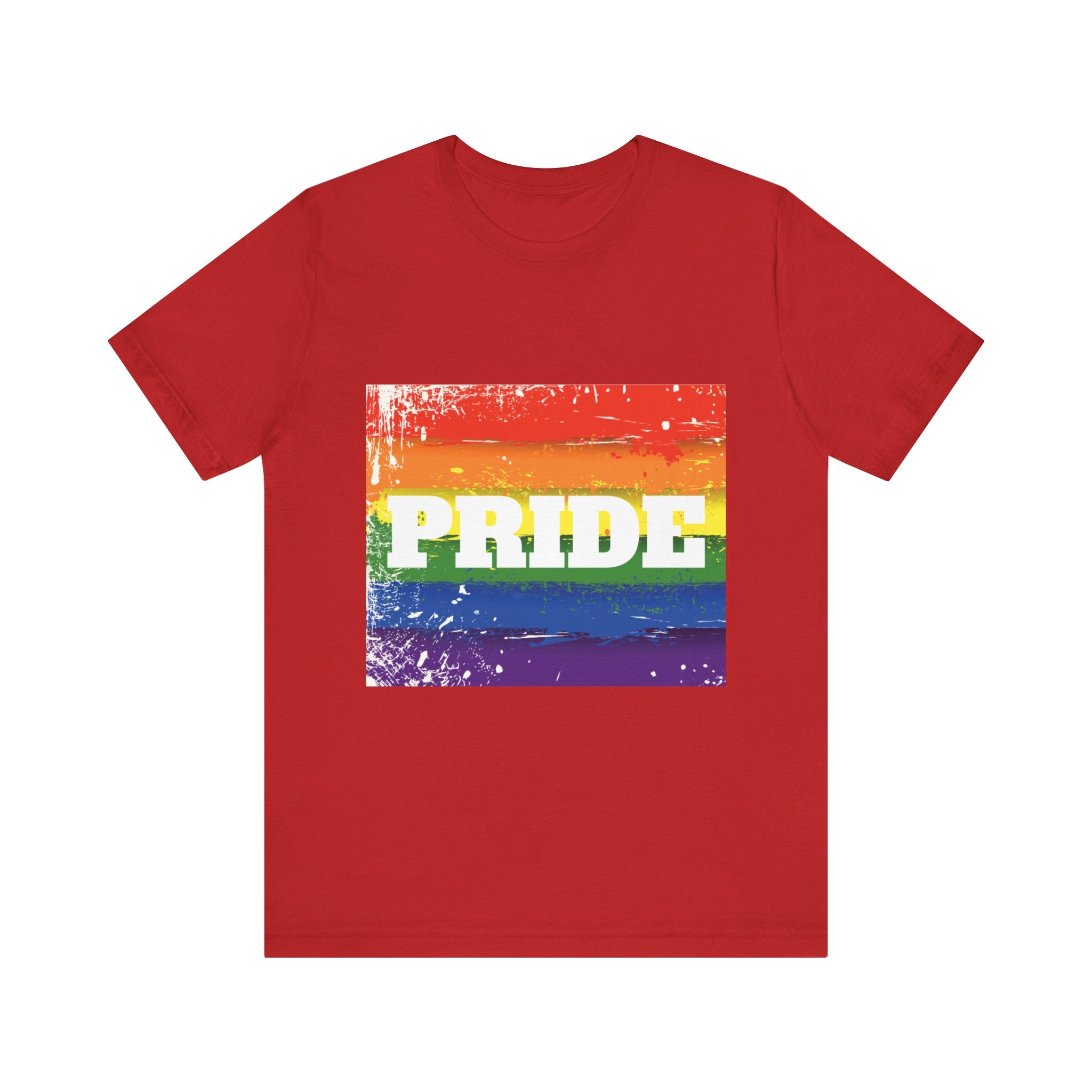 Pride Rainbow Unisex Jersey Short Sleeve T-Shirt